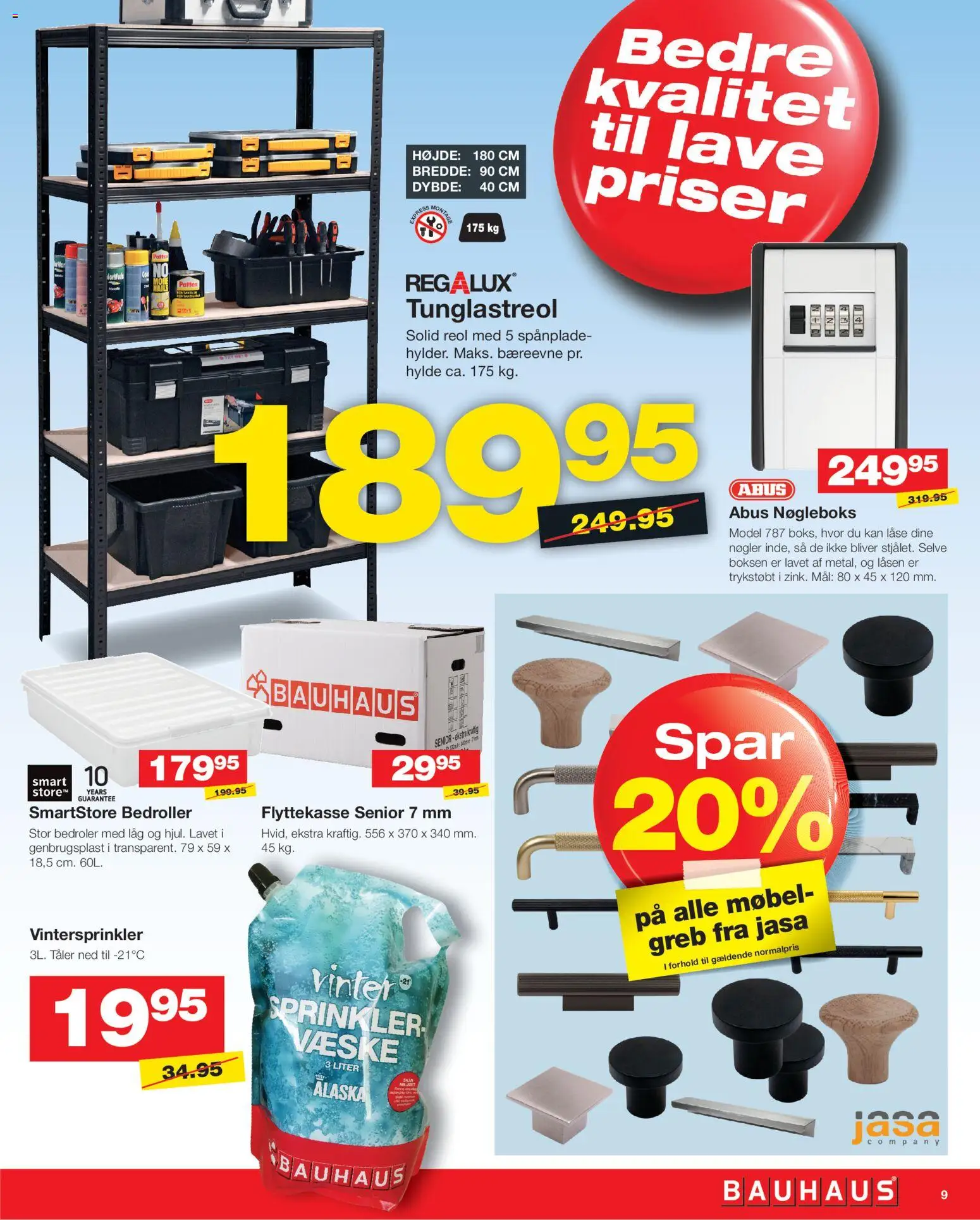 Bauhaus tilbudsavis – gyldig fra 27.12.2025 | Side: 9 | Produkter: Hylde