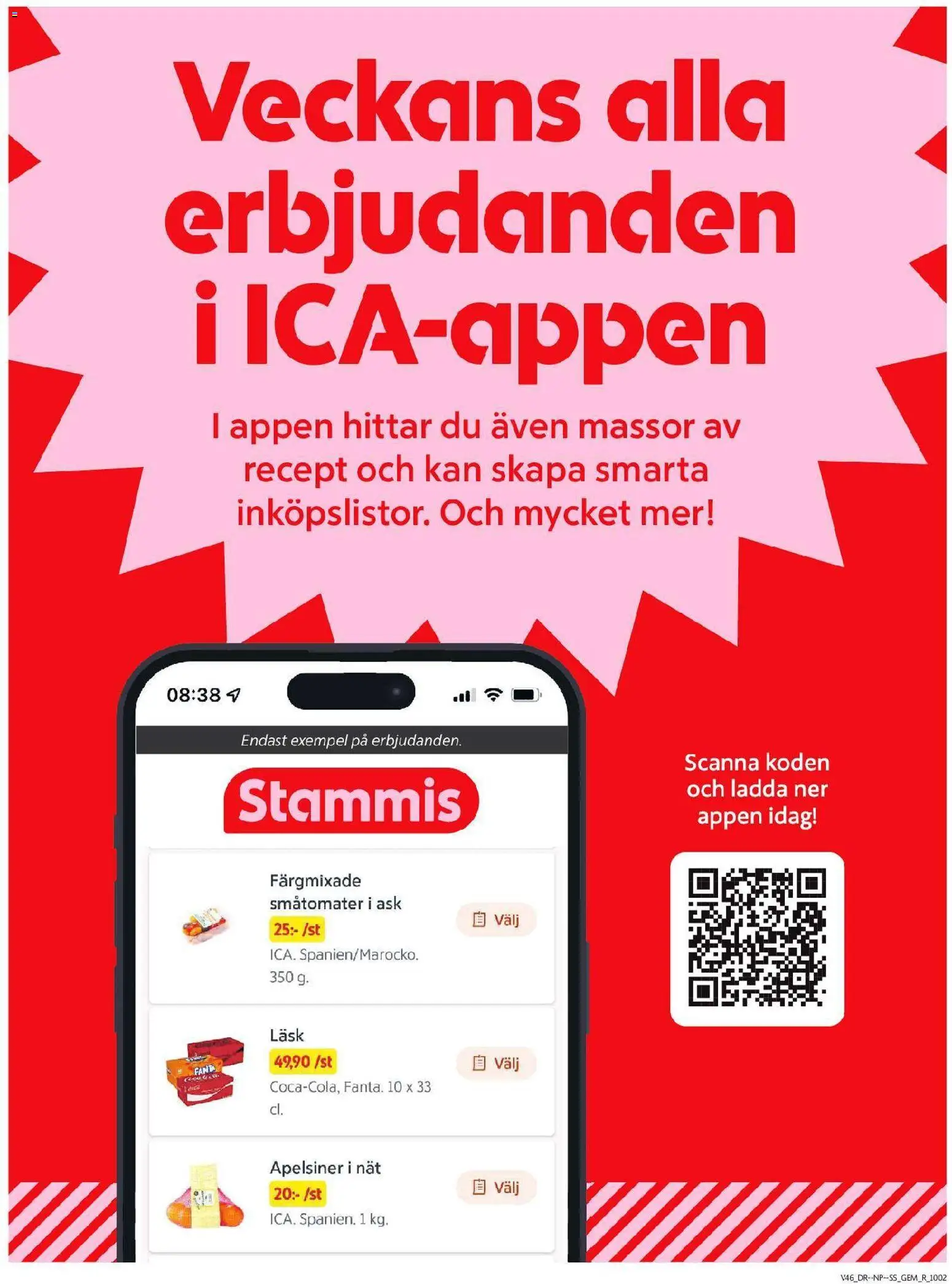ICA Supermarket reklamblad aktuell från 10.11.2025 | Sida: 7 | Produkter: Gem, Apelsiner