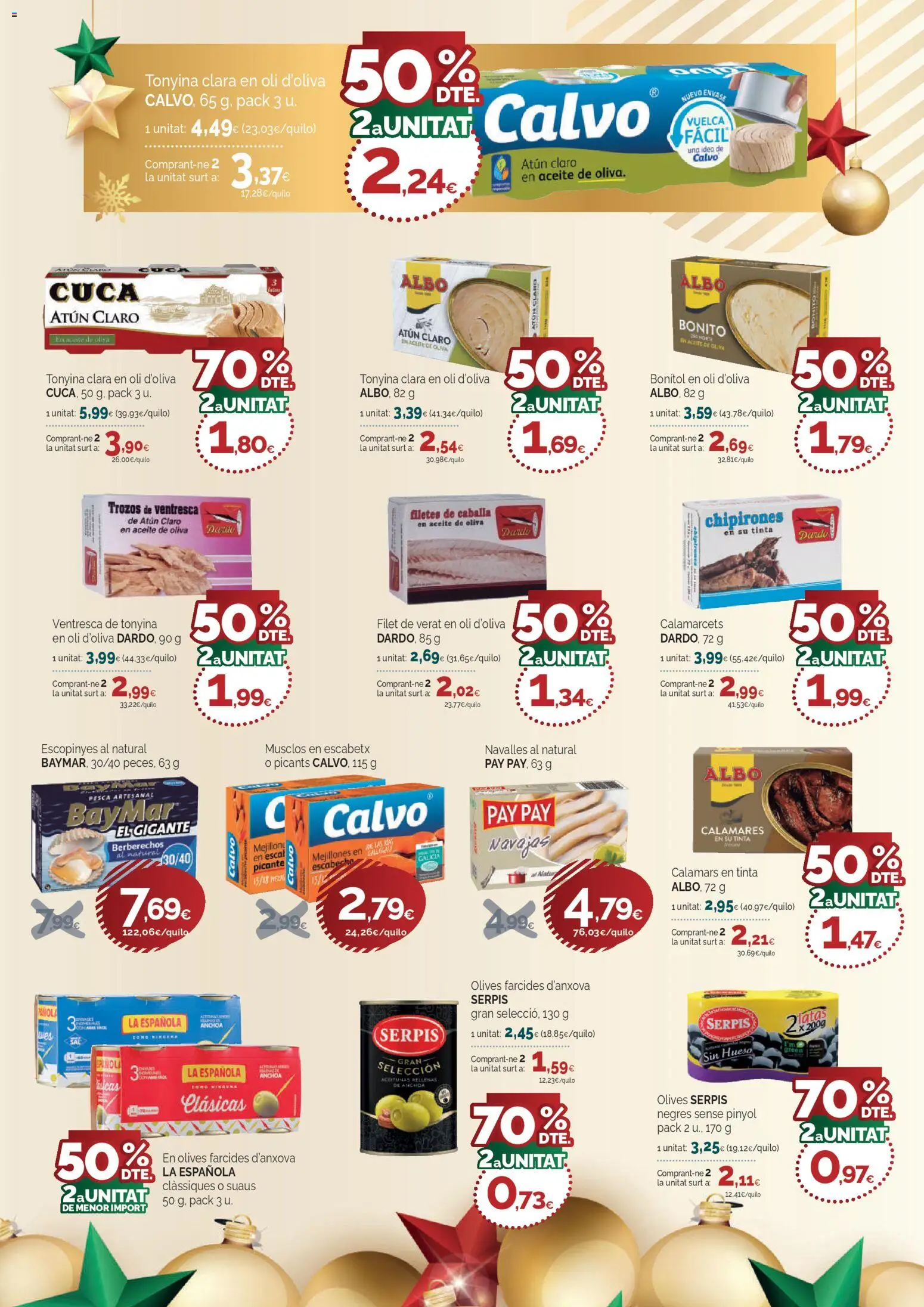 Condis folleto life │ válido desde el 17.12.2025 | Página: 19 | Productos: Berberechos, Anchoa, Σταθμός εργασίας, Atún claro