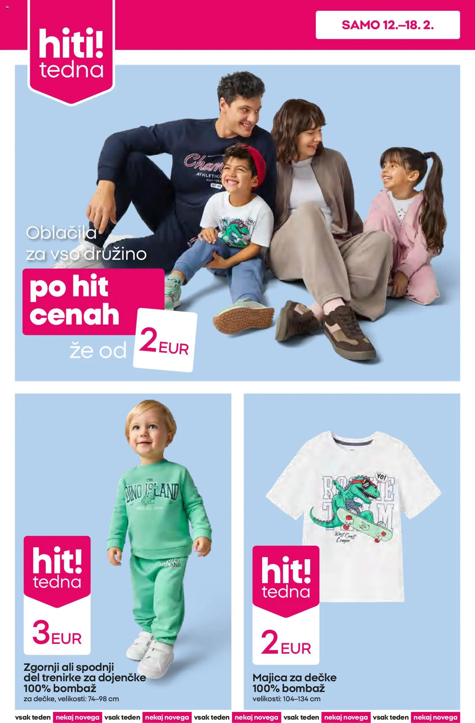 Novi Pepco katalog ponudbe – veljaven od 12.02.2026 | Stran: 2 | Izdelki: Oblacila, Majica