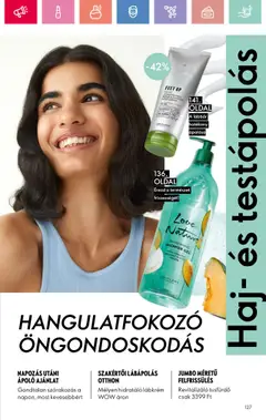 Oriflame akciós ujság - amely érvényes a következő dátumtól: 27.07.2025 | Oldal: 127 | Termékek: Tusfürdő