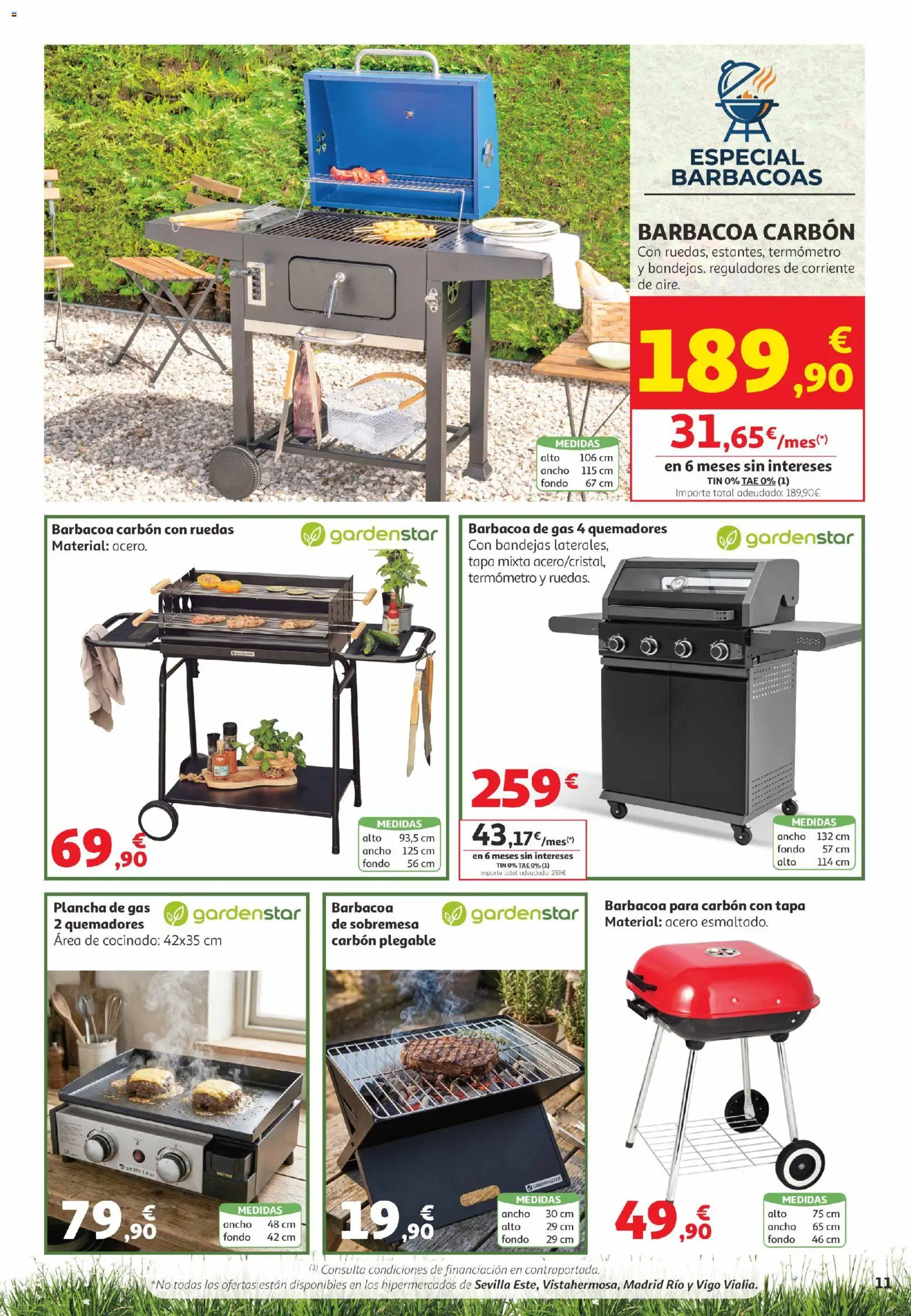 Alcampo  Canarias │ válido desde el 05.05.2026 | Página: 11 | Productos: Barbacoa, Plancha, Termómetro
