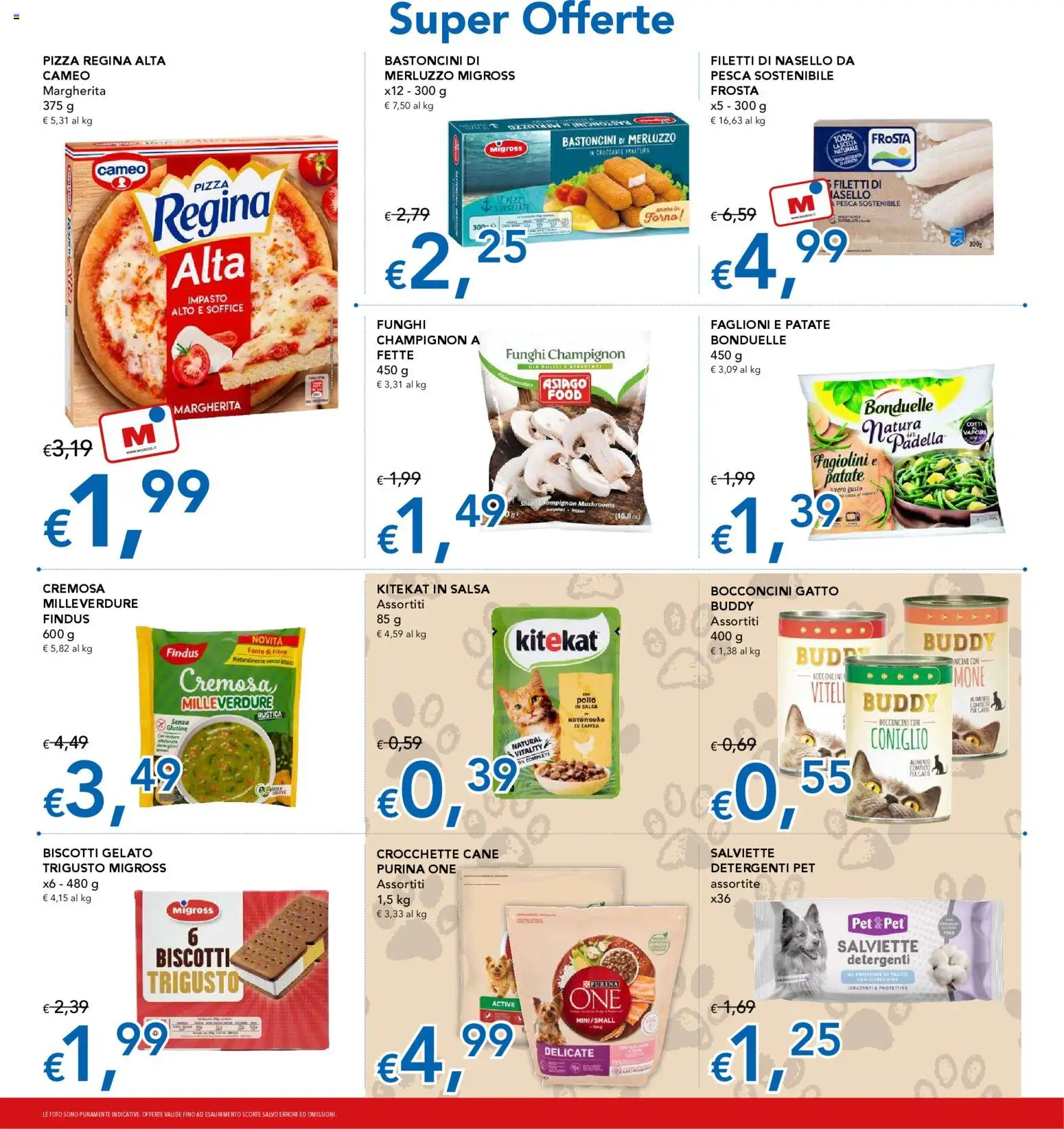 Volantino Migross del 06.11.2025 | Pagina: 13 | Prodotti: Pollo, Pesca, Crocchette, Forno