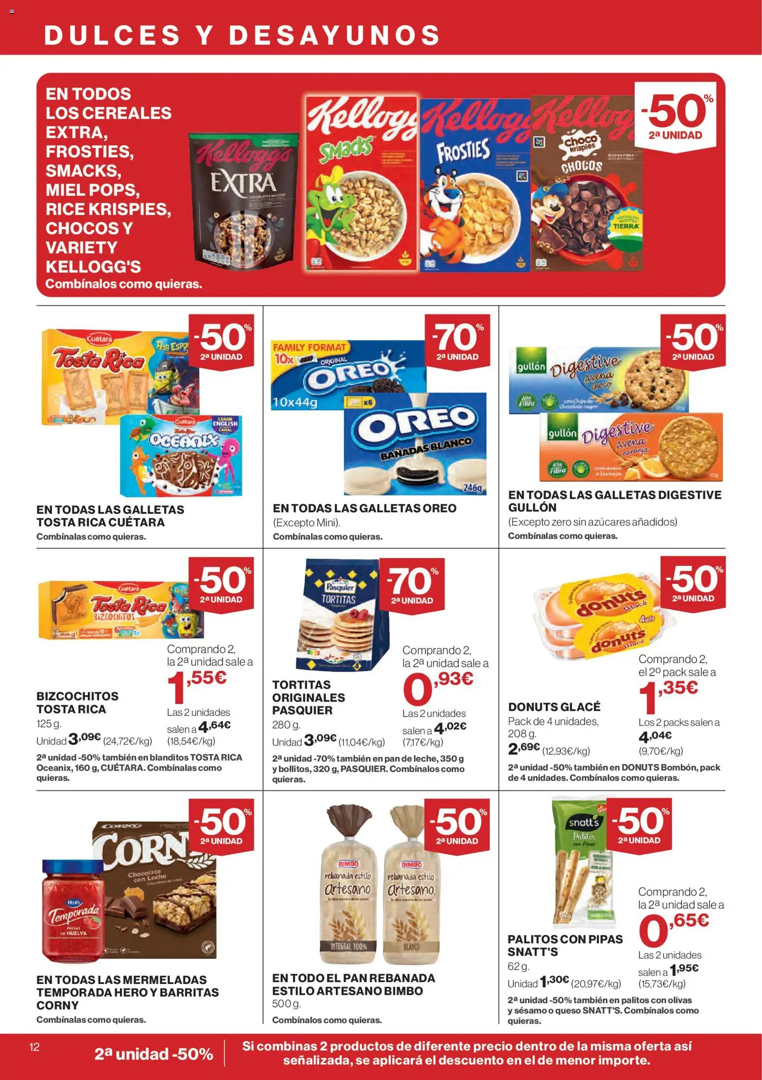 Supercor folleto │ válido desde el 09.04.2026 | Página: 12 | Productos: Pan, Chocolate, Fresas, Galletas