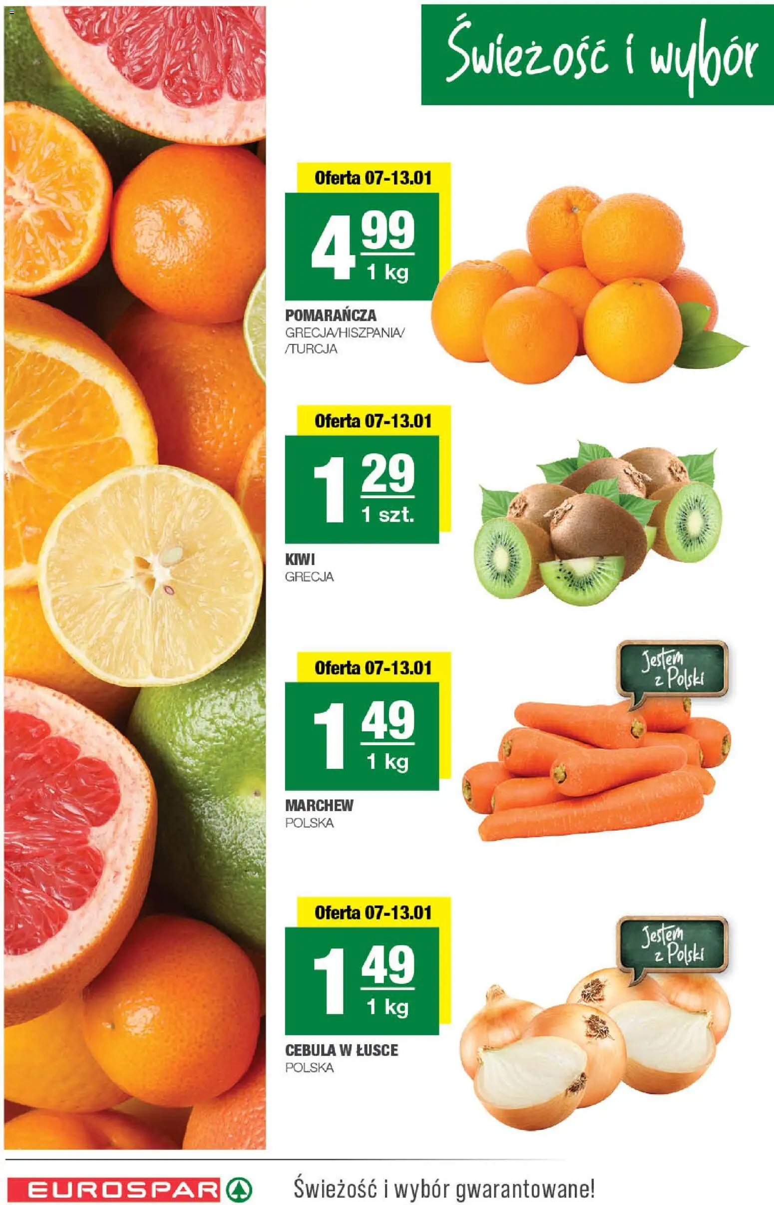 Spar Gazetka - Eurospar od 07.01.2026 | Strona: 2 | Produkty: Kiwi