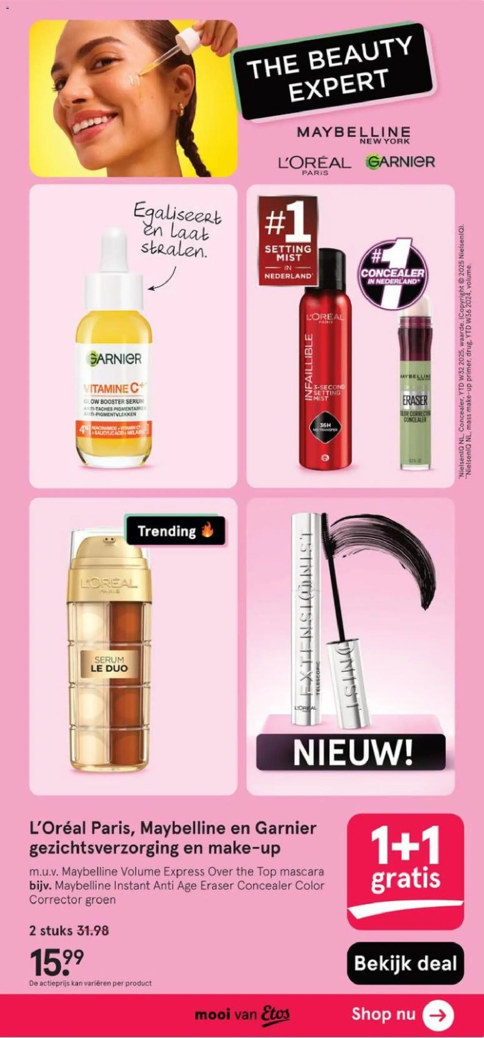 {H1} | Pagina: 15 | Producten: Kan, Concealer, Mascara, Vitamine C