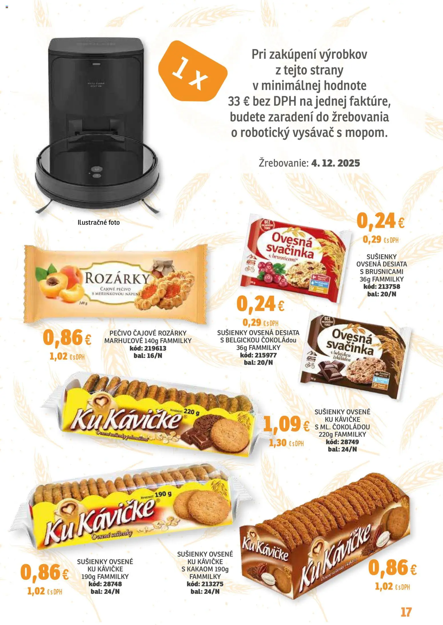 Nové Labaš akcie – leták je platný od 14.11.2025 | Strana: 17 | Produkty: Robotický vysávač, Vysávač