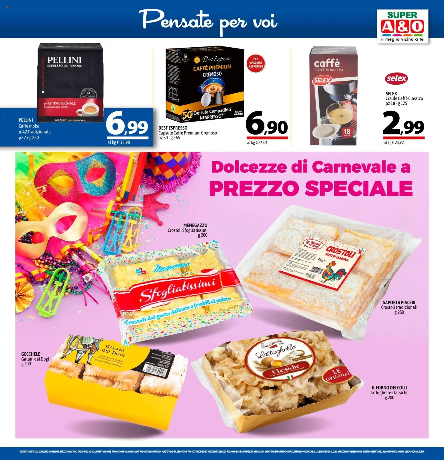 Volantino A&O del 29.01.2026 | Pagina: 11 | Prodotti: Caffè, Tè, Forno, Il forno