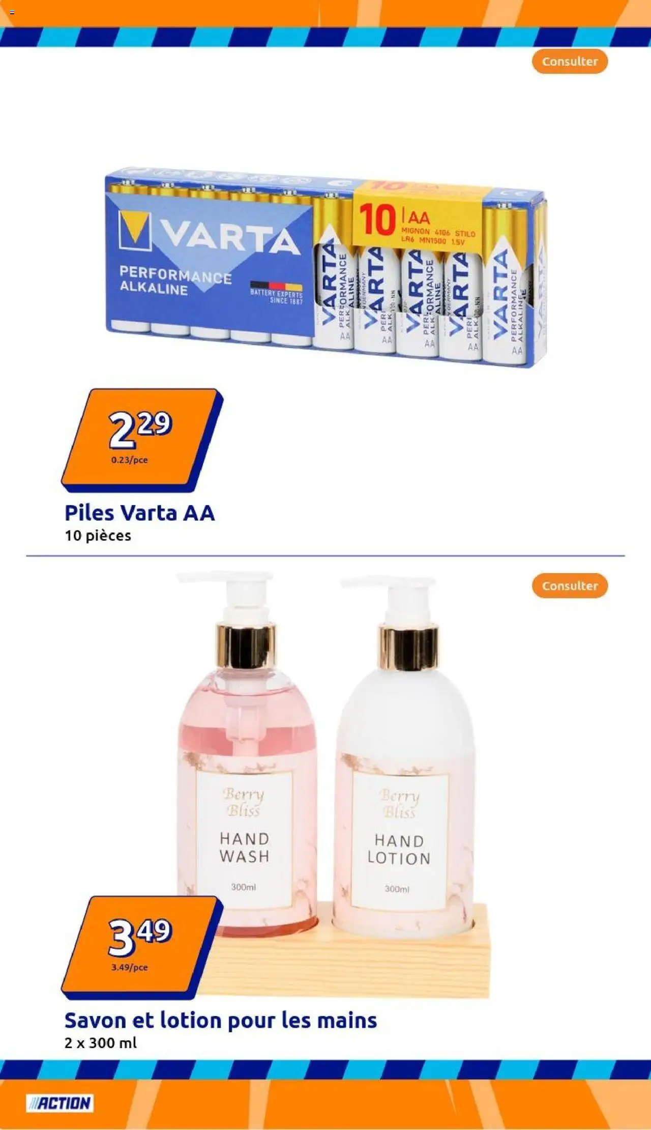  | Page: 16 | Produits: Savon, Piles
