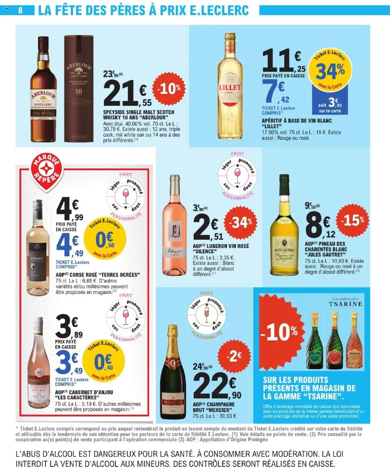  | Page: 8 | Produits: Whisky, Champagne brut, Champagne, Vin