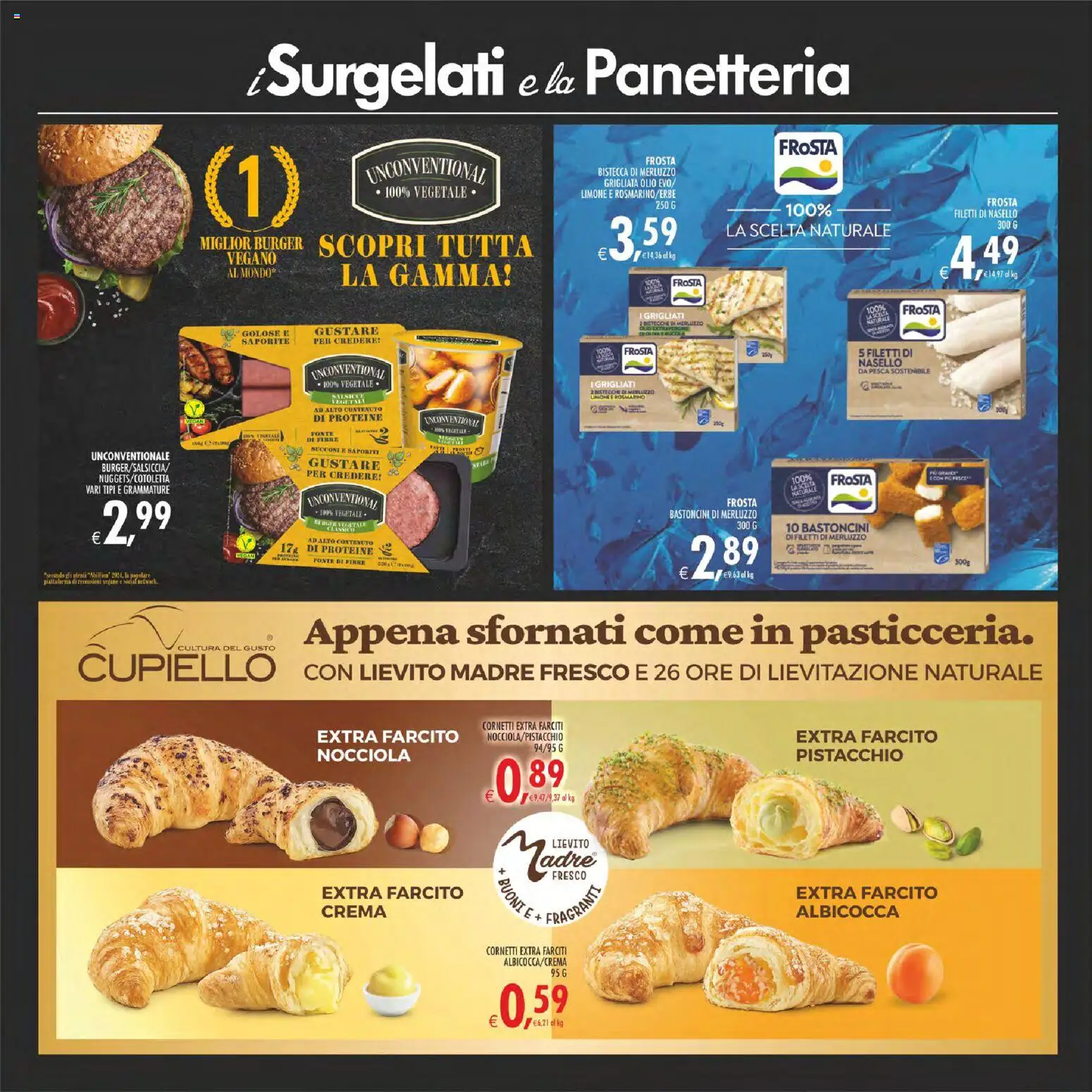 Volantino Decò del 17.03.2026 | Pagina: 12 | Prodotti: Rucola, Merluzzo, Olio, Pesca