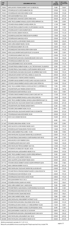 Ofertele Selgros valabile de la 28.11.2025 | Pagină: 21 | Produse: Kaki, Trening, Deri ve Tüy Bakımı, Tricou