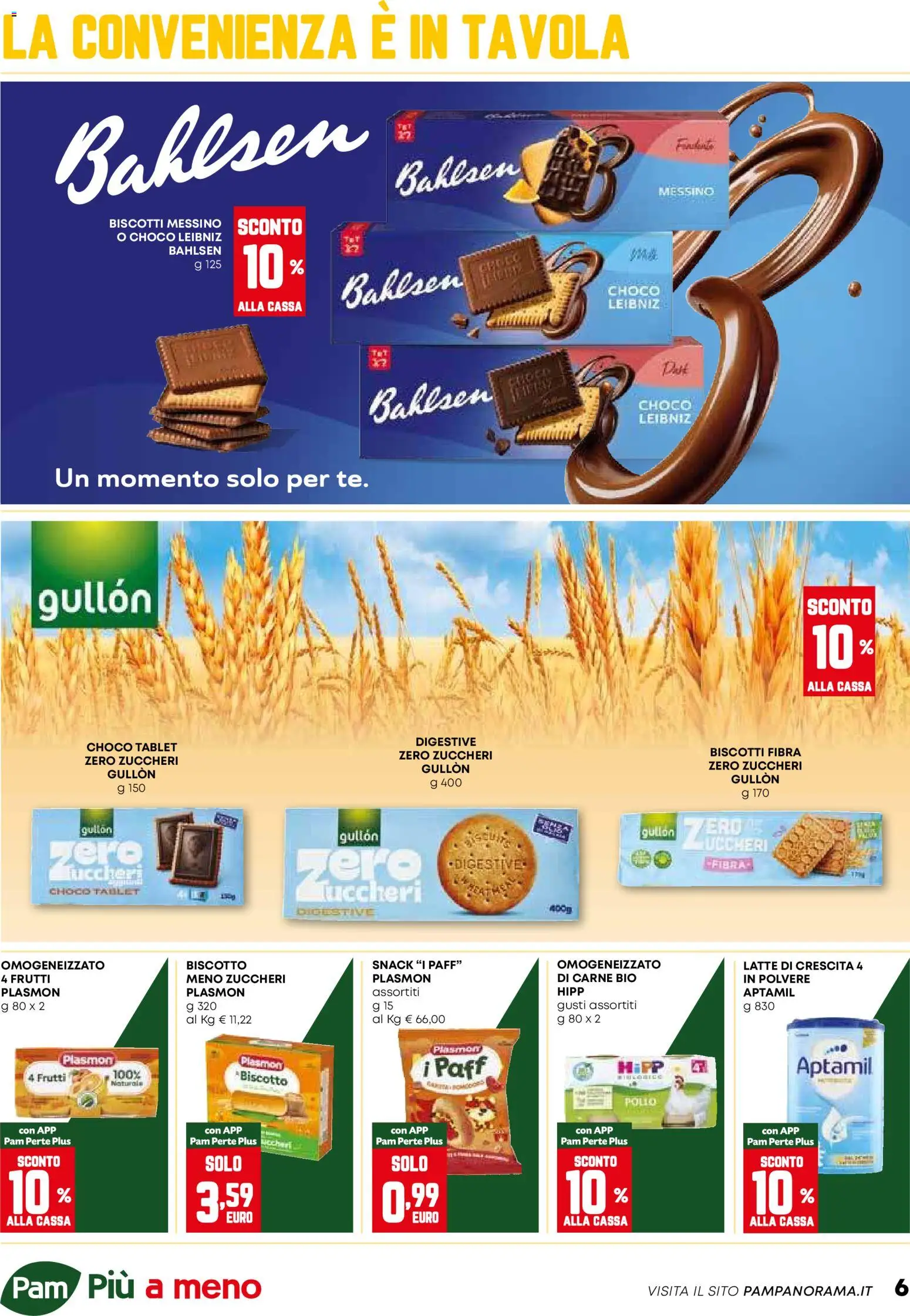 Volantino PAM del 04.12.2025 | Pagina: 6 | Prodotti: Pollo, Biscotti, Latte, Tablet