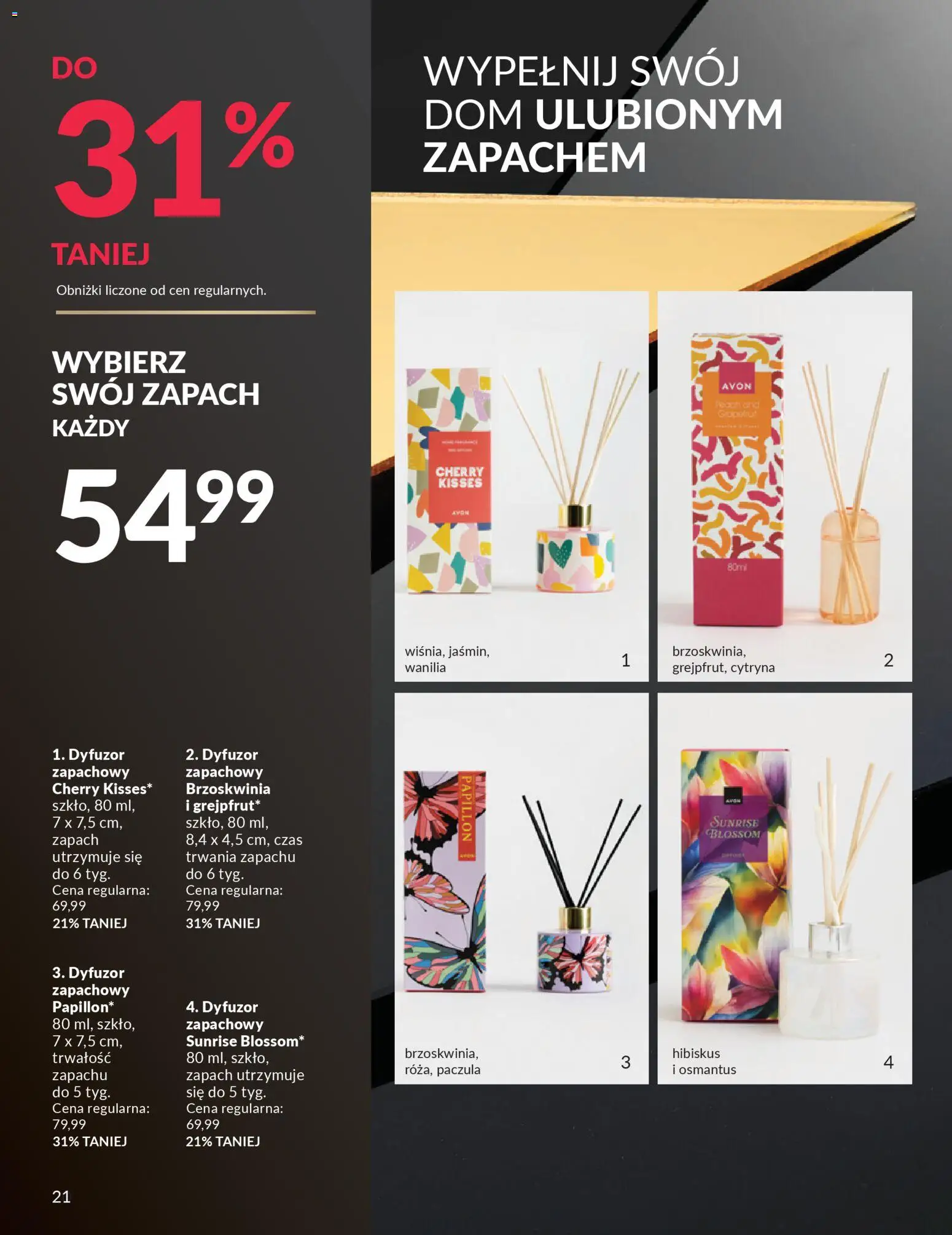 Avon Black Friday od 13.11.2025 | Strona: 21 | Produkty: Cytryna, Brzoskwinia, Zapach