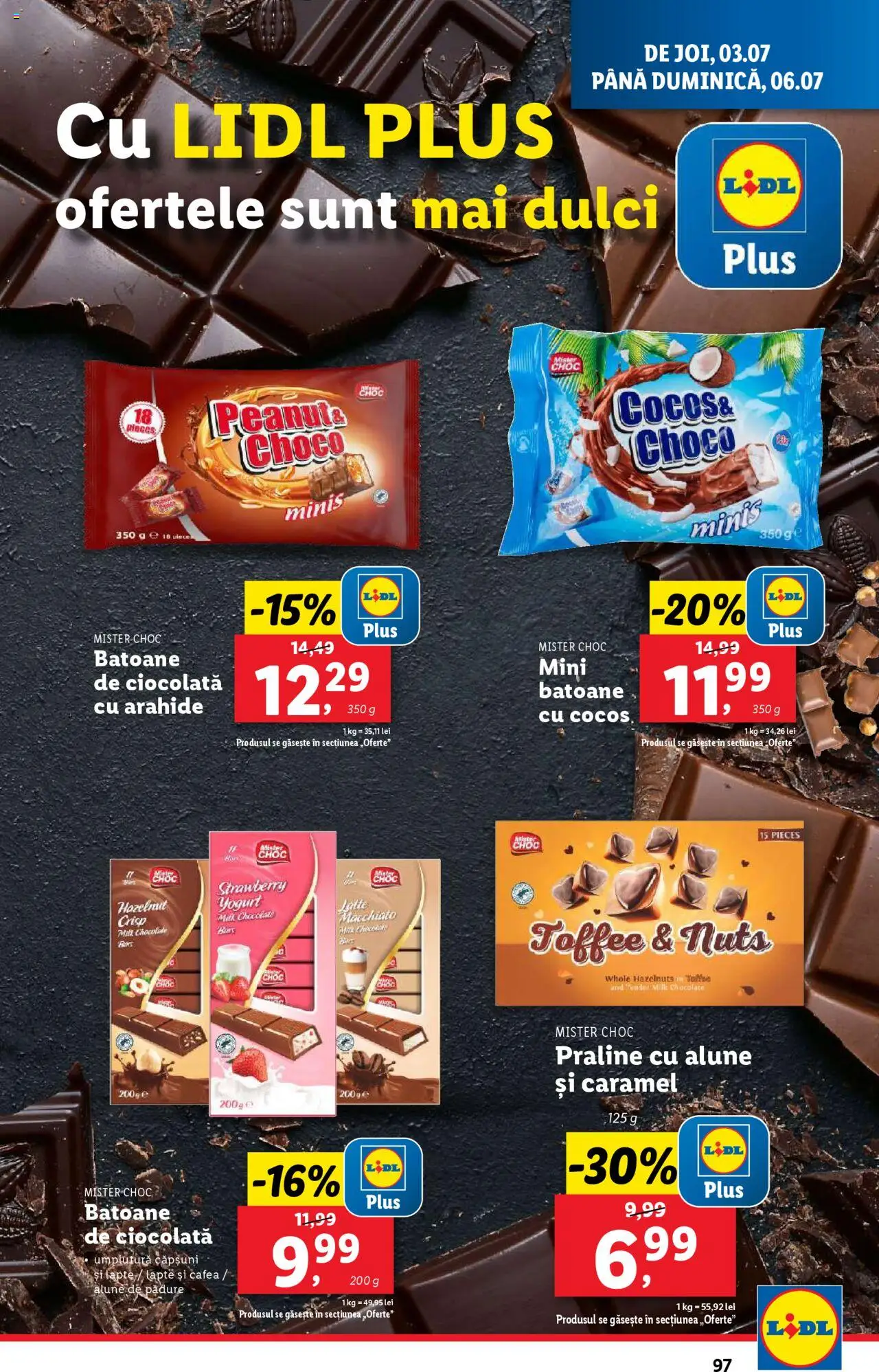 Catalog Lidl – valabil de la 30.06.2025 | Pagină: 97 | Produse: Alune, Praline, Cafea, Ciocolată