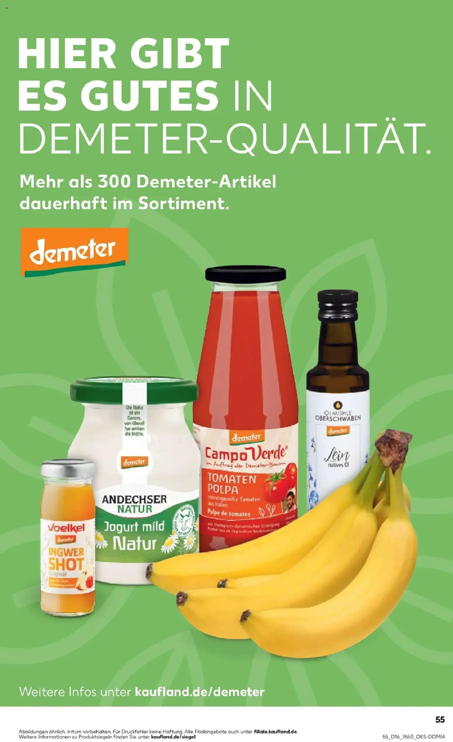 Kaufland Prospekt Gröbenzell	 – gültig ab 16.04.2026 | Seite: 55 | Produkte: Joghurt, Öl, Tomaten