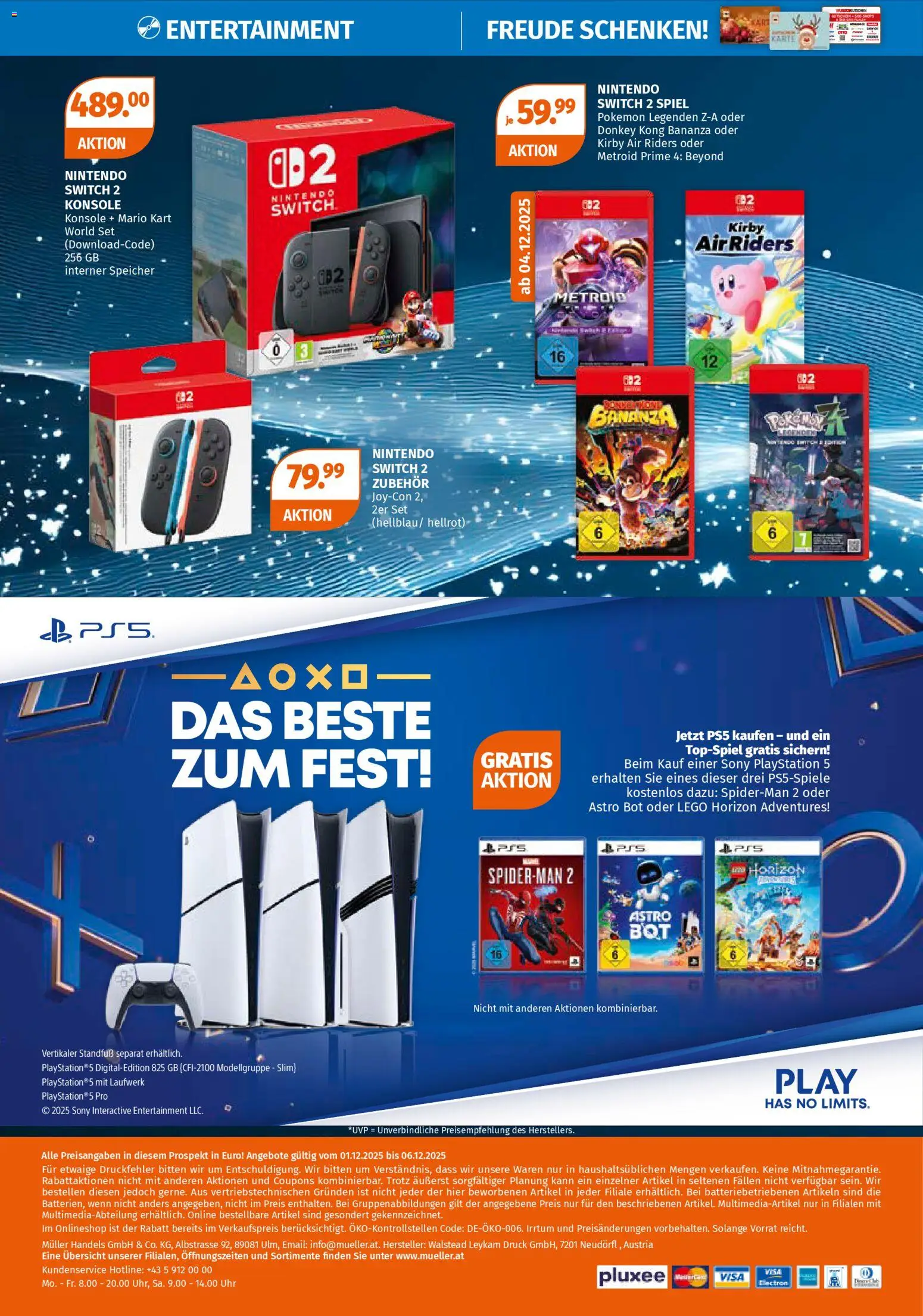 Müller Weihnachtsträume Werden Wahr  gültig ab 30.11.2025 | Seite: 21 | Produkte: Uhr, Playstation, Spiel