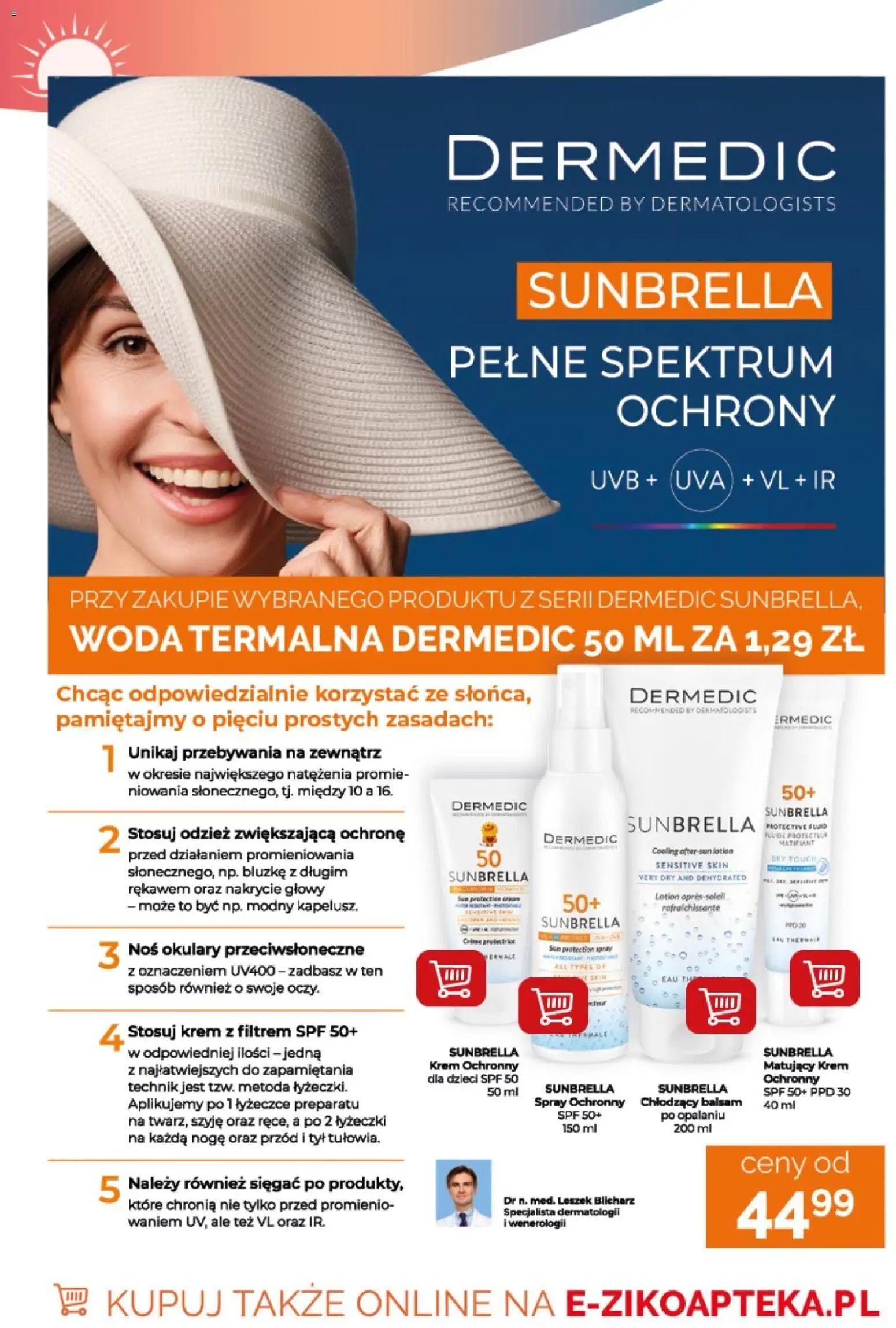 Ziko gazetka - Sun od 22.04.2026 | Strona: 10 | Produkty: Okulary, Krem, Lotion, Woda