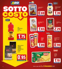 Anteprima del volantino Volantino ARD Discount	 valido a partire dal 03.11.2025 | Pagina: 4 | Prodotti: Patatine, Tubo, Pasta, Olio per friggere