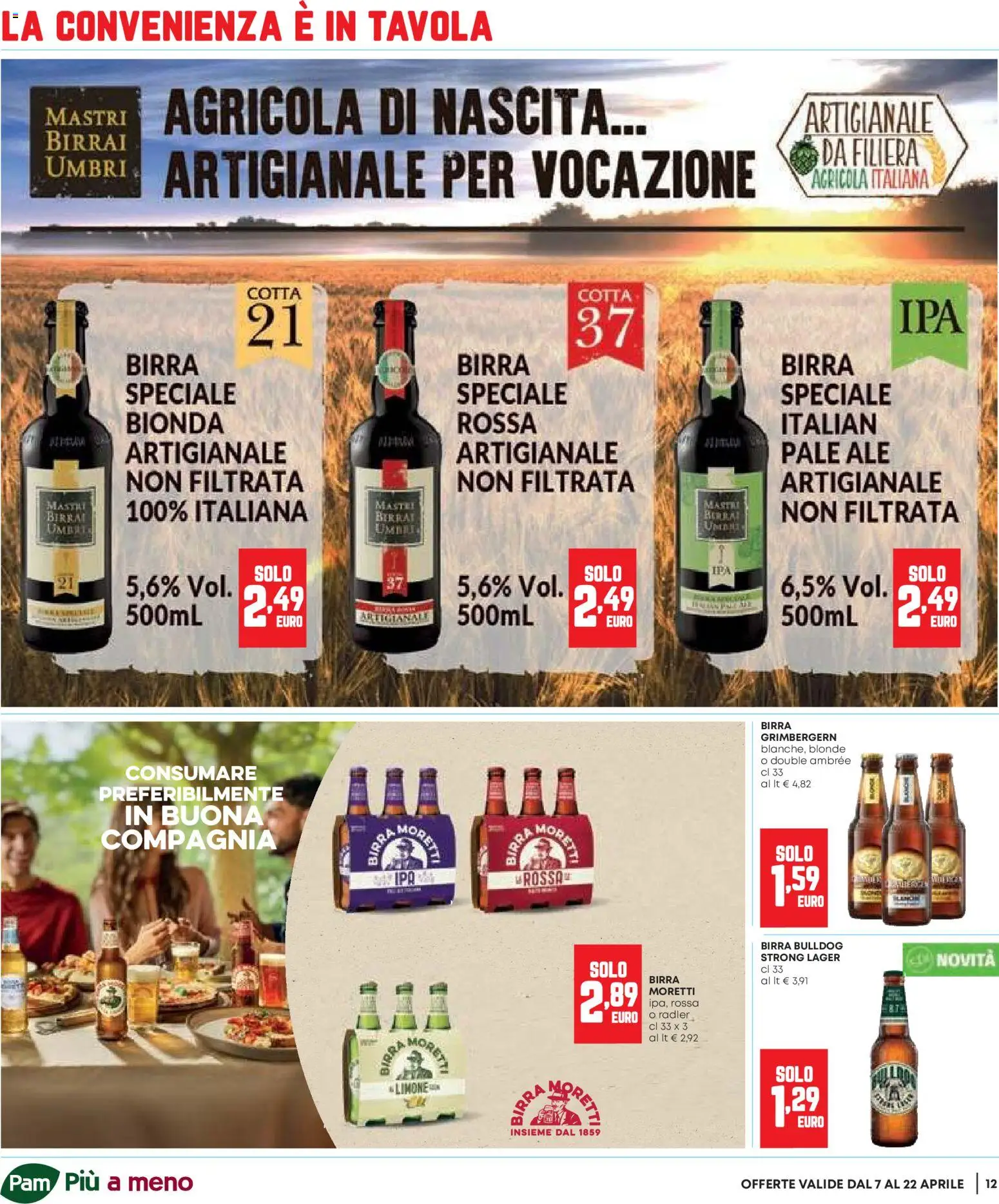 Volantino Panorama del 07.04.2026 | Pagina: 12 | Prodotti: Birra, Limone