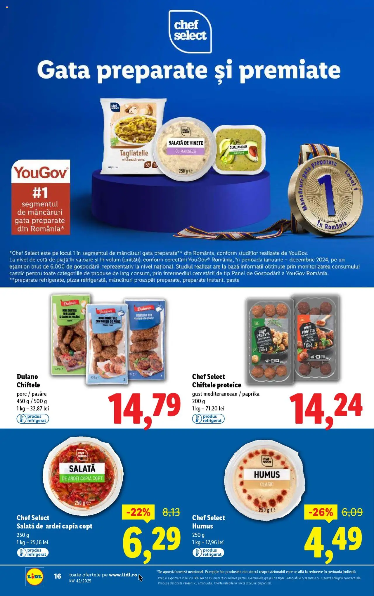 Noul catalog Lidl – valabil de la 13.10.2025 | Pagină: 16 | Produse: Bol, Ardei, Salată, Chiftele