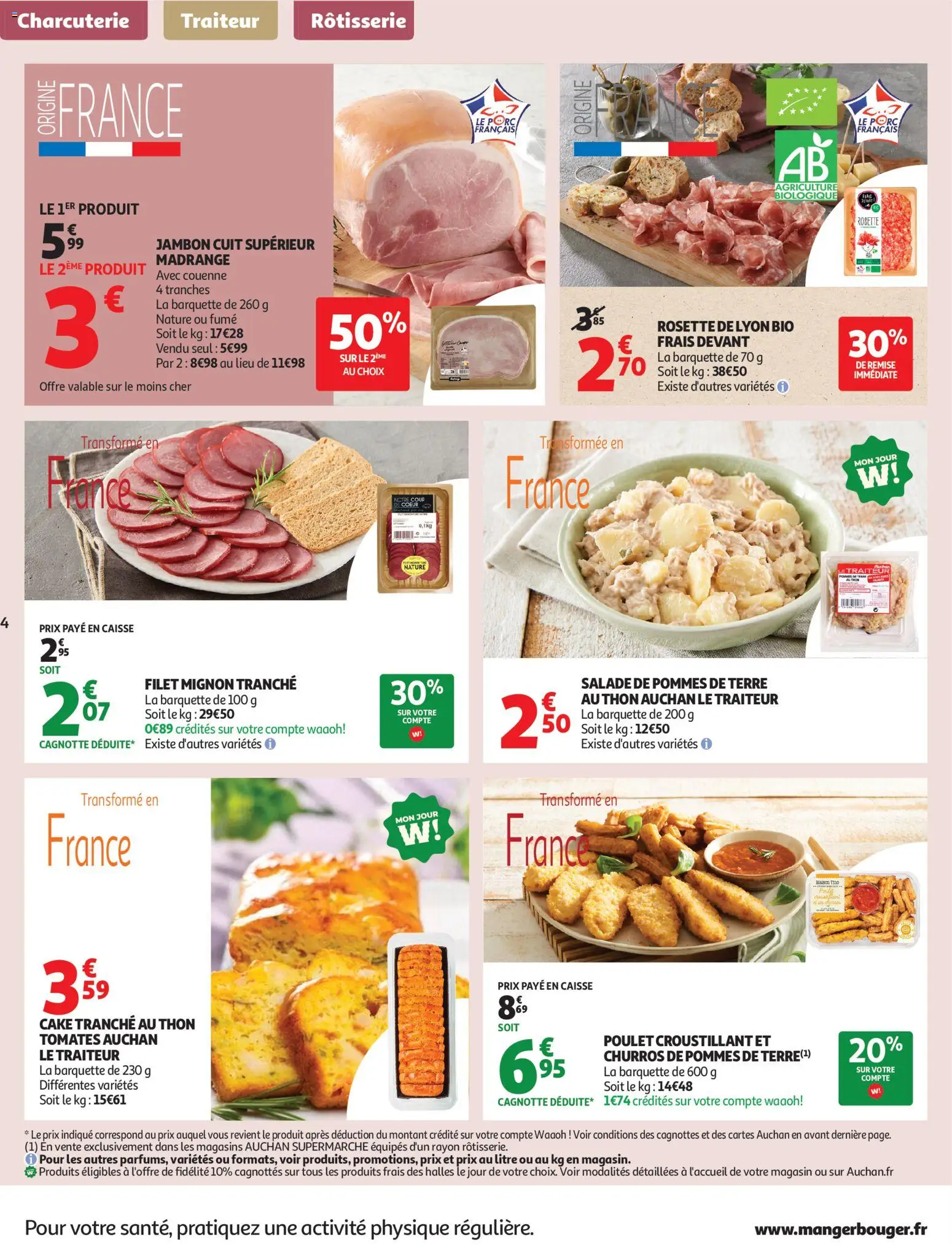 {H1} | Page: 4 | Produits: Jambon, Pommes, Tomates, Pommes de terre