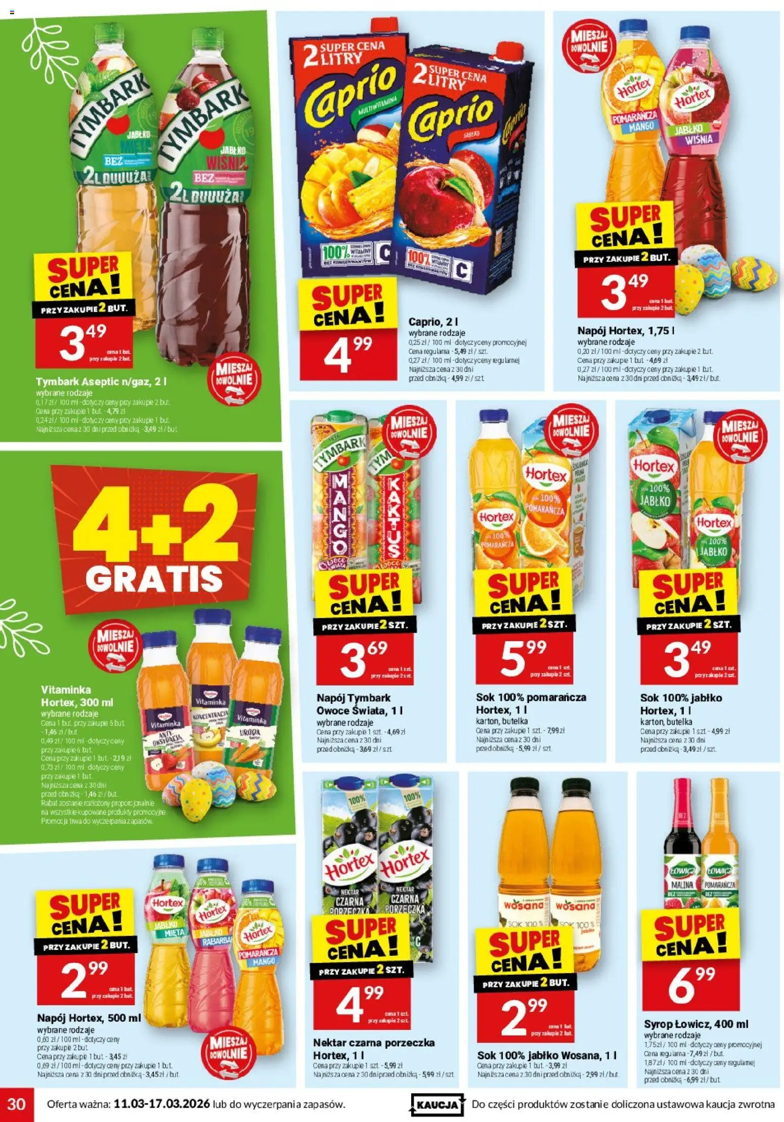 Twój Market gazetka od 11.03.2026 | Strona: 30 | Produkty: Mango, Syrop, Malina, Owoce