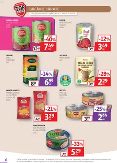 Ofertele Auchan valabile de la 28.01.2026 | Pagină: 6 | Produse: Pate, Ulei, Porumb, Fasole albă