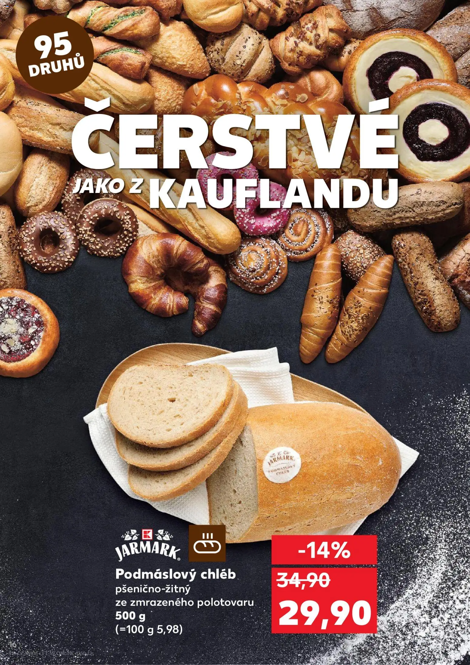 Kaufland leták - Ostrava od 29.04.2026 | Strana: 16 | Produkty: Chléb