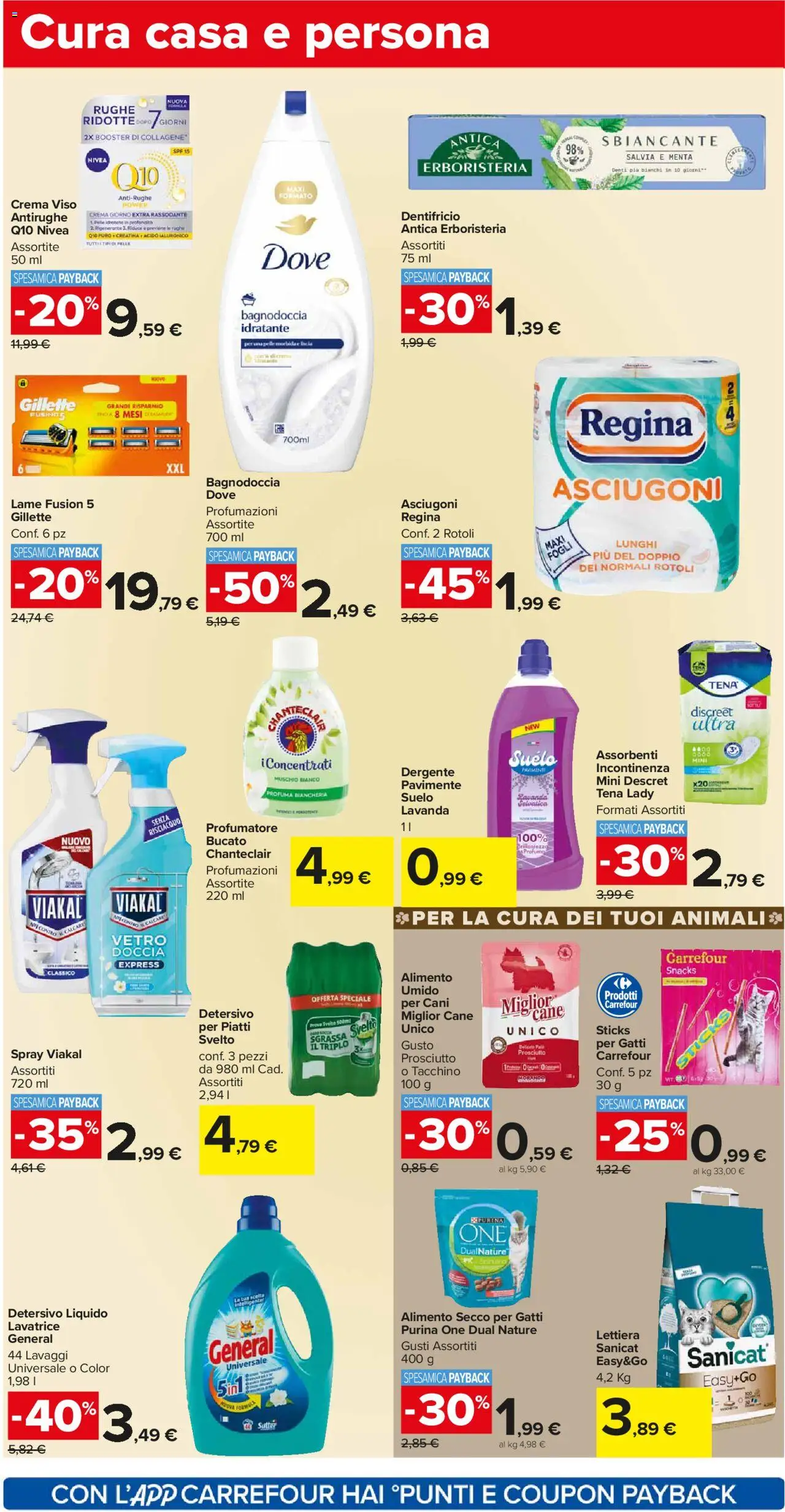Volantino Carrefour del 05.09.2025 | Pagina: 18 | Prodotti: Crema viso, Tacchino, Prosciutto, Menta