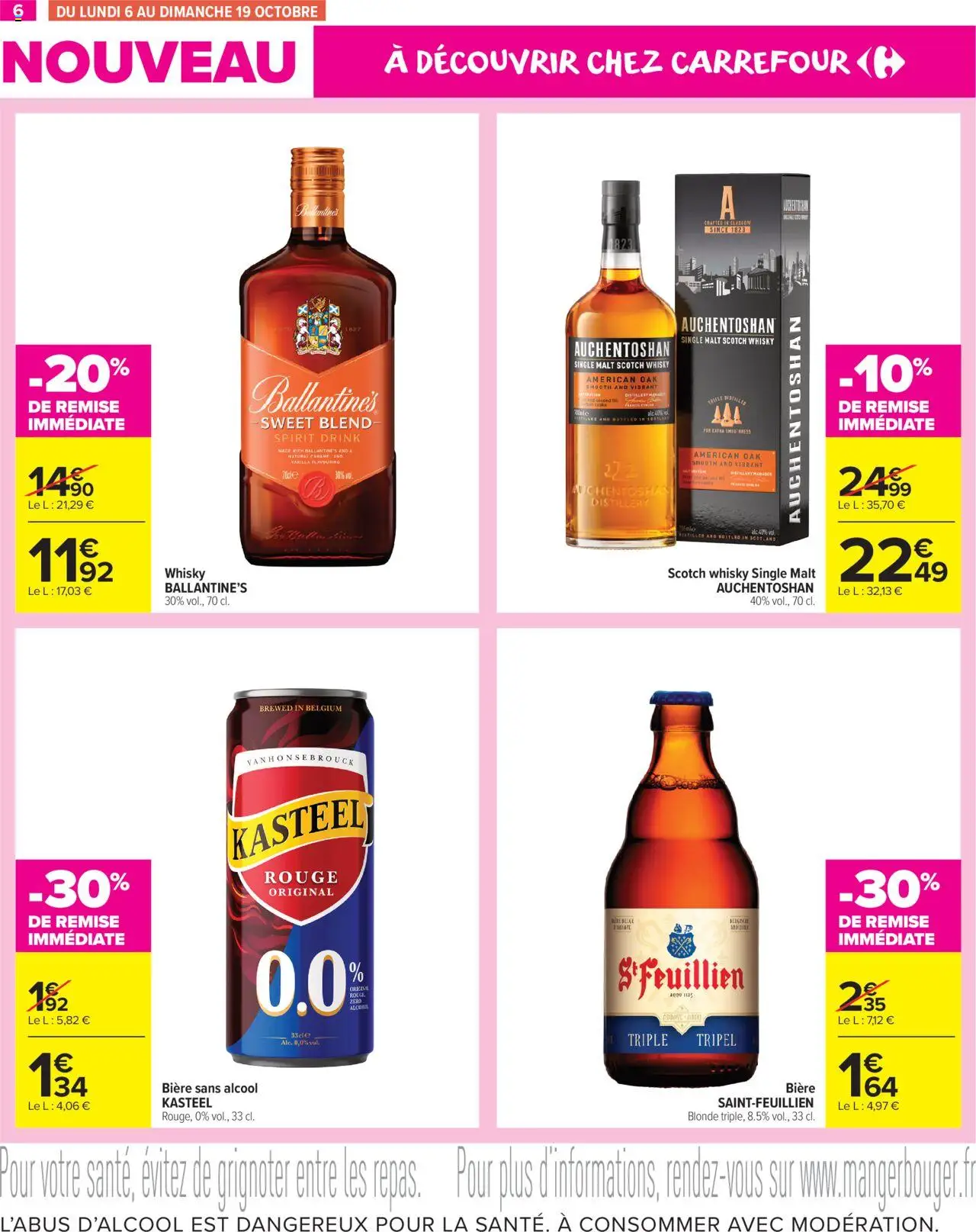 {H1} | Page: 6 | Produits: Whisky, Alcool, Scotch whisky Ballantine's, Bière