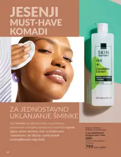 Avon SKIN Mattify micelarna voda + toner, 2u1 formule za čišćenje kože sa savršenom mešavinom sastojaka pomažu da tvoja koža izgelda sjajno, nežno umirena, mat, revitalizovana i balansirana. - pregled AVON kataloga - važi od 01.10.2025 | Strana: 28 | Proizvode: Voda, Micelarna voda, Toner