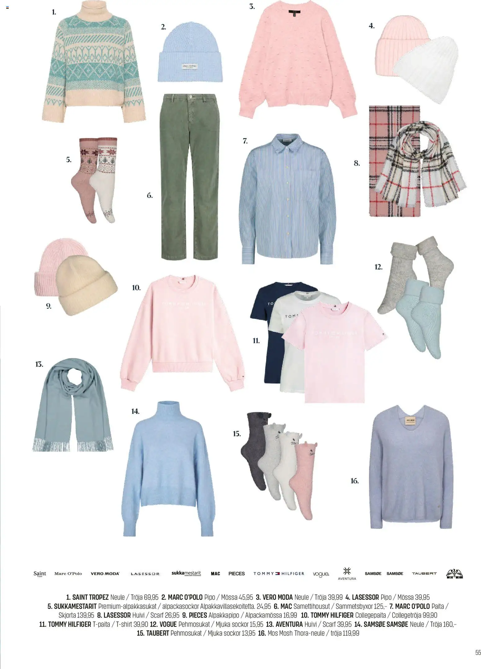 Sokos tarjoukset – voimassa 12.11.2025 alkaen | Sivu: 55 | Tuotteet: Paita, Huivi, Pipo, Neule