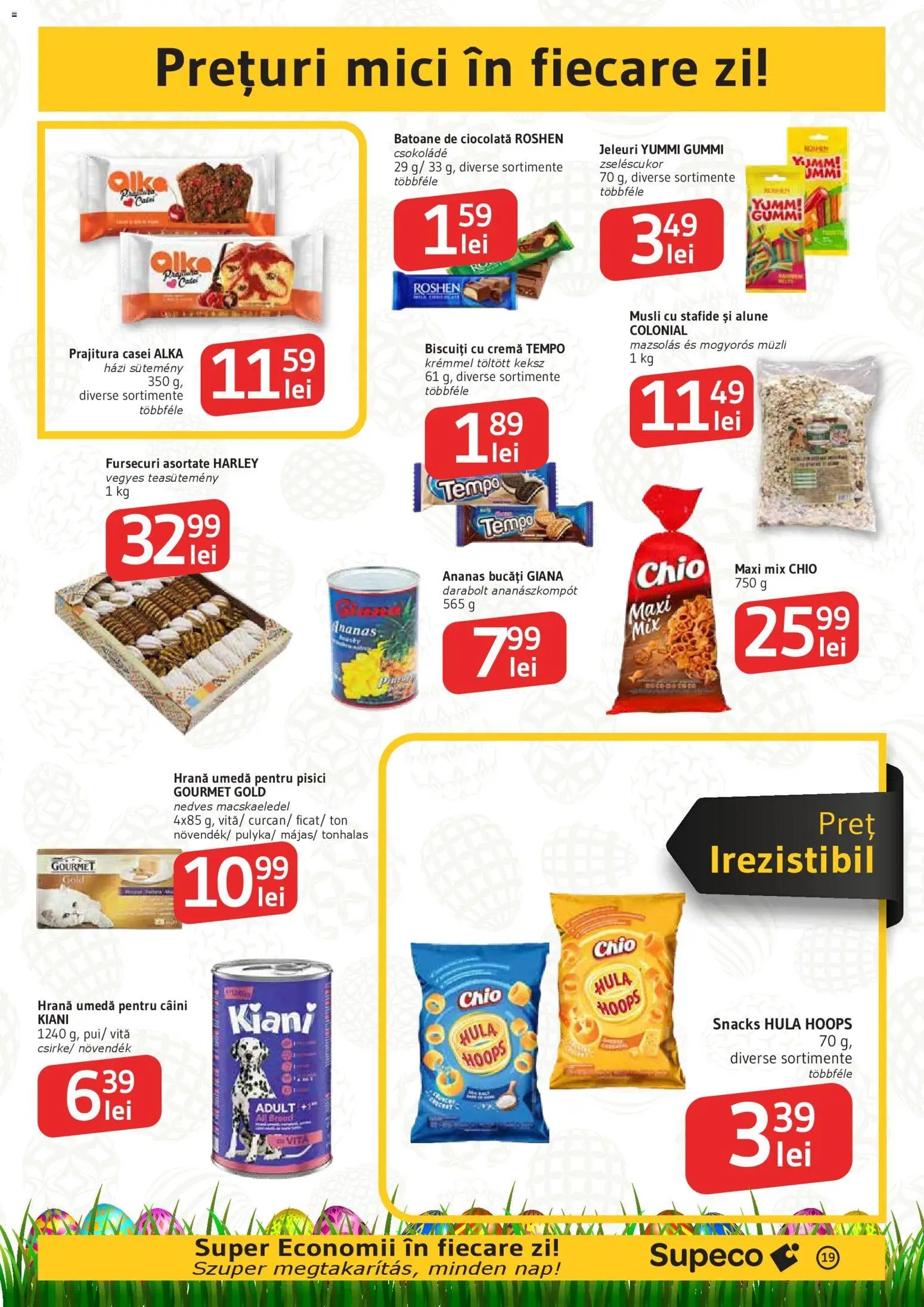 Noul catalog Supeco – valabil de la 02.04.2026 | Pagină: 19 | Produse: Alune, Biscuiți, Stafide, Jeleuri