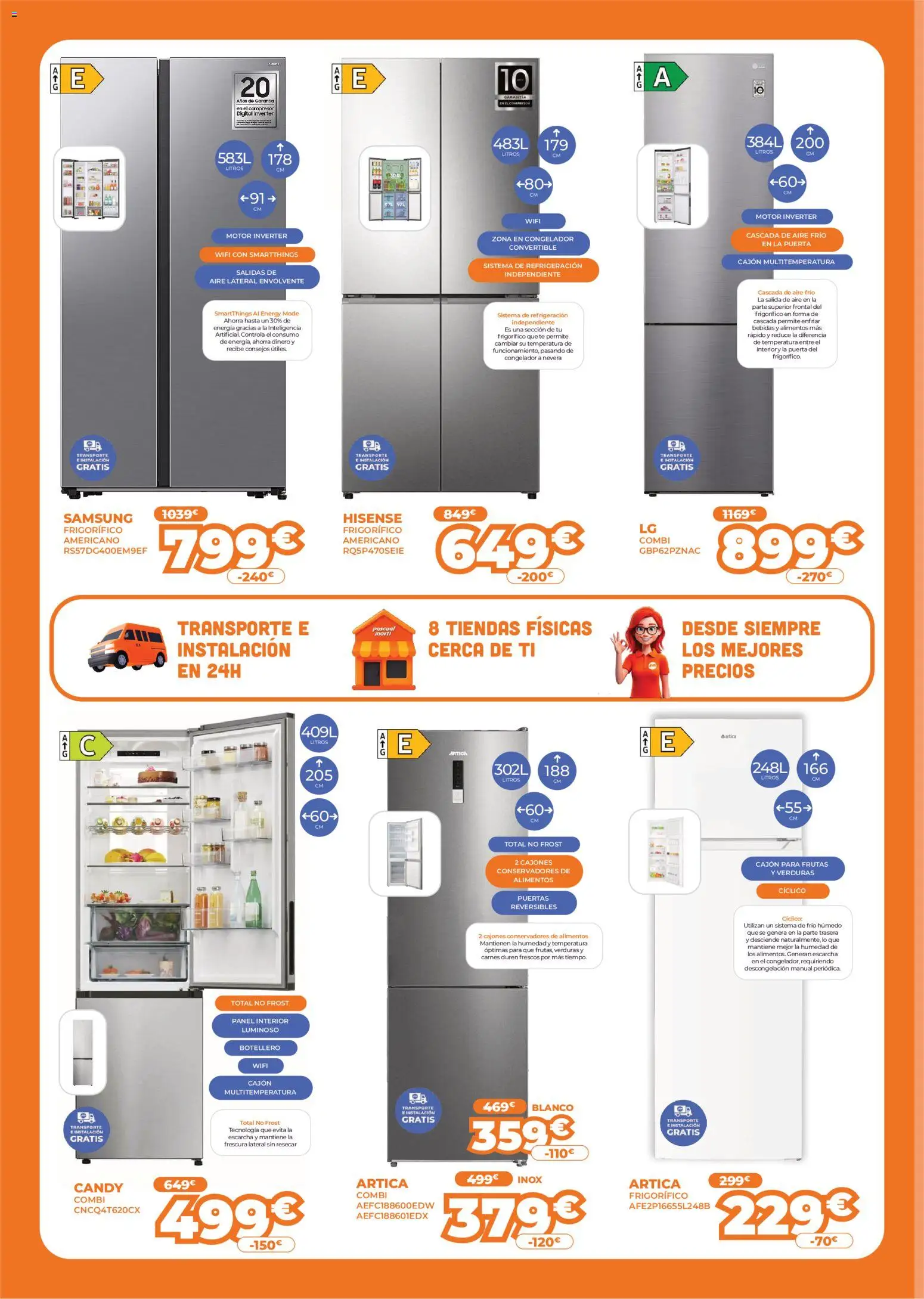 Pascual Martí folleto │ válido desde el 01.03.2026 | Página: 2 | Productos: Té, Congelador, Combi, Nevera