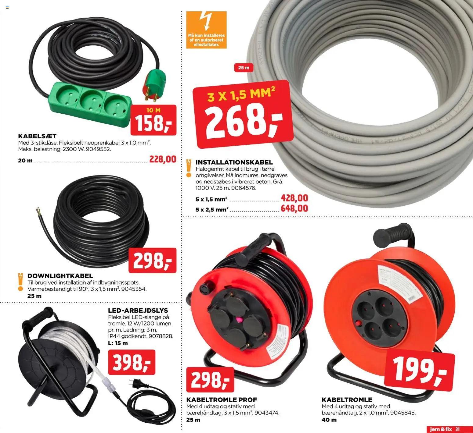 Jem & fix tilbudsavis – gyldig fra 26.04.2026 | Side: 31 | Produkter: Kabel