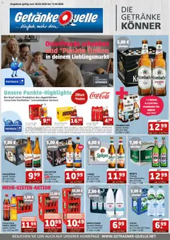 Getränke Quelle Prospekt Delitzsch	 ab 30.03.2026 gültig