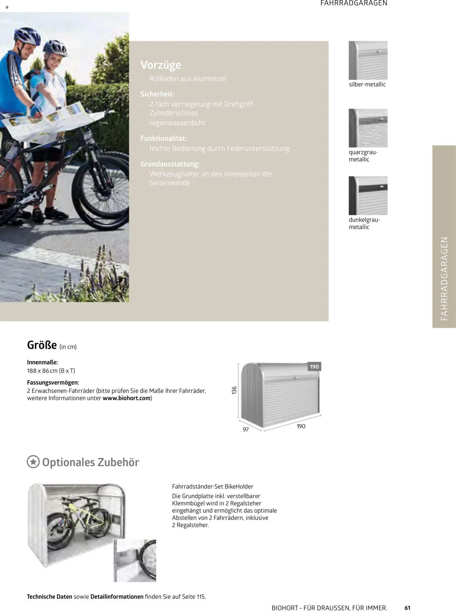 Dehner Biohort – Metall für Garten & Terrasse – gültig ab 01.01.2026 | Seite: 61