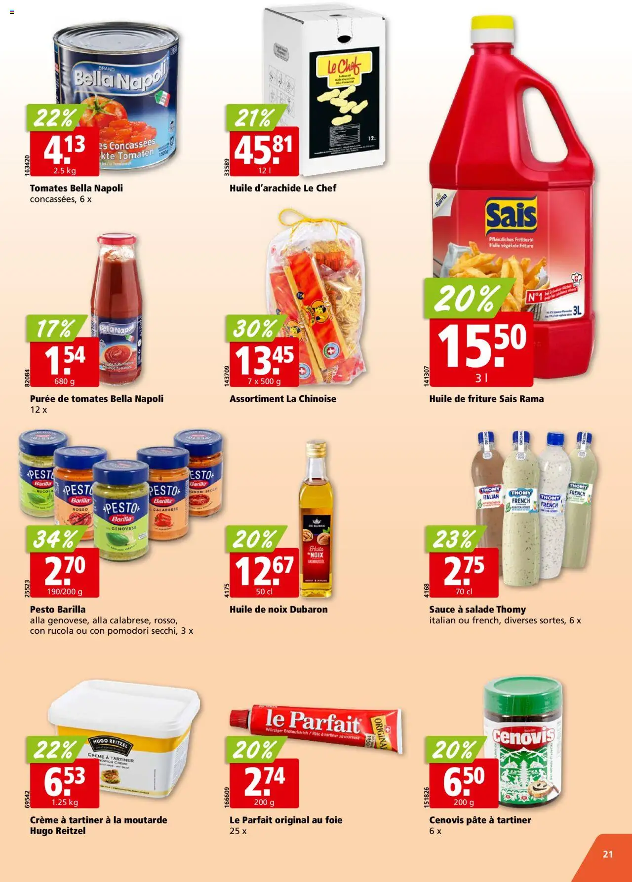 Aligro Aktionen - Chavannes, Matran, Genf, Sitten ab 28.07.2025 | Seite: 21 | Produkte: Rucola, Dressing, Tomaten, Creme