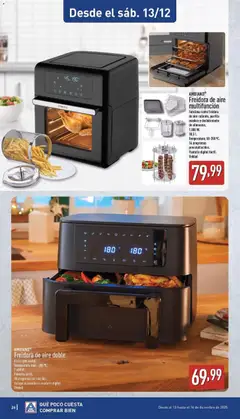 Vista previa Aldi folleto Península válido desde el 08.12.2025 | Página: 26 | Productos: Parrilla, Freidora