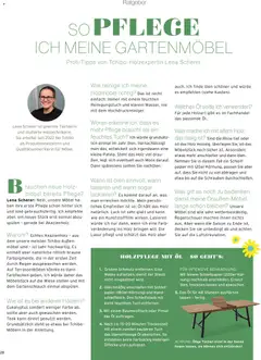 Tchibo Magazin Momente ab 23.03.2026 gültig | Seite: 28 | Produkte: Öl, Gartenmöbel, Pinsel, Maske