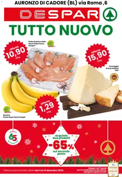 Anteprima del volantino Despar Nuova Apertura Auronzo catalogo valido a partire dal 04.12.2025
