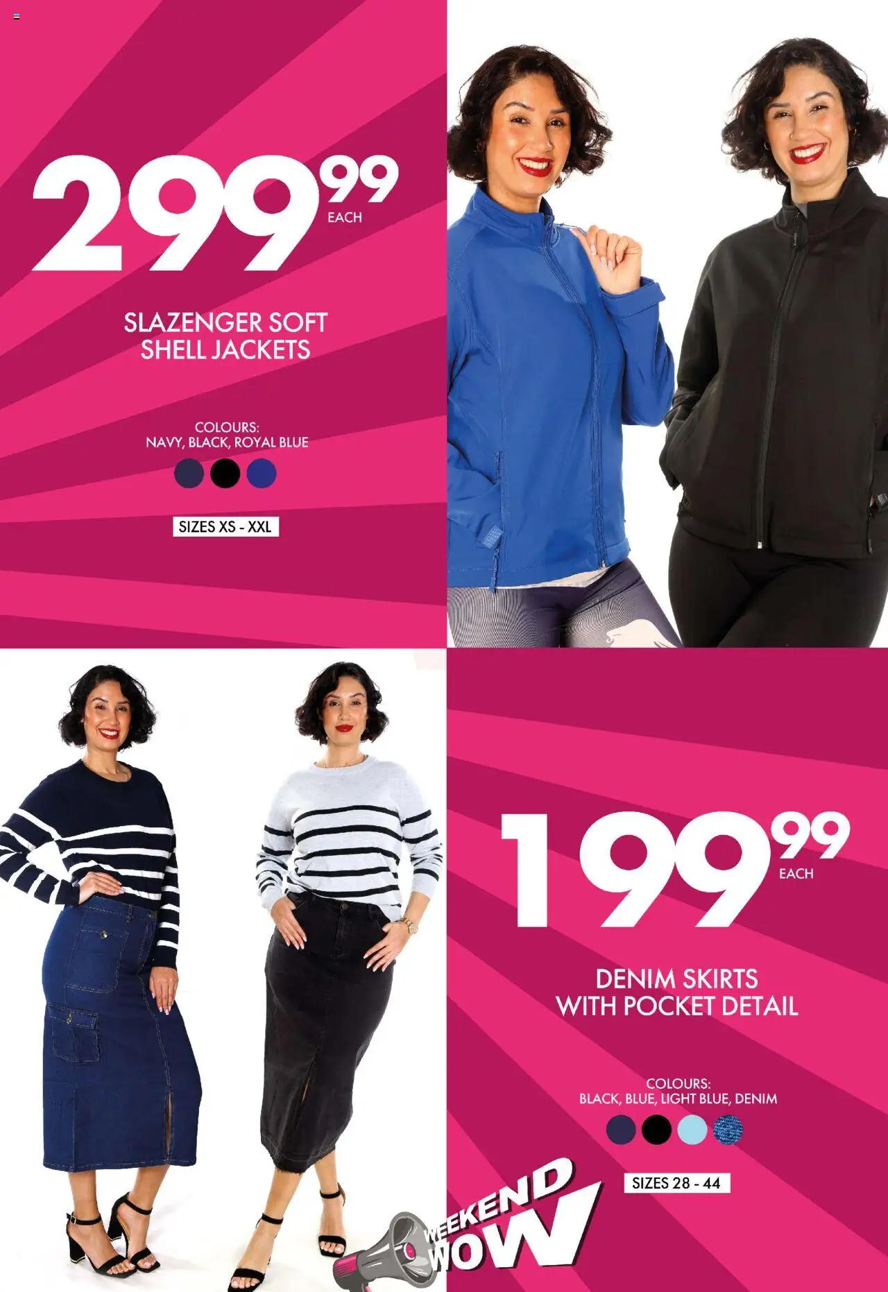 Save Weekend WOW │ valid from 08.08.2025 | Page: 11 | Products: Skirts, Jackets, Light