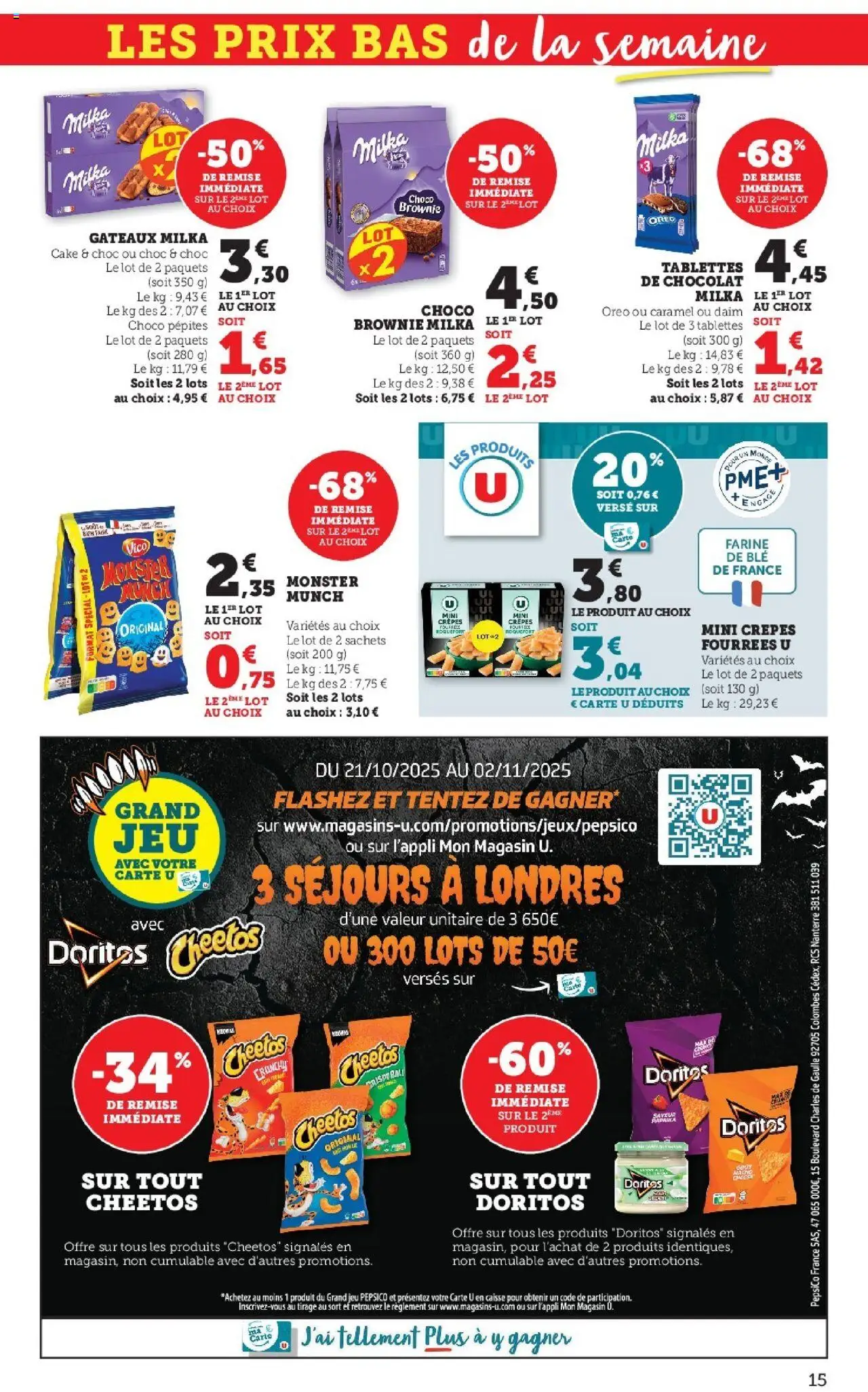 {H1} | Page: 15 | Produits: Farine de ble, Four, Farine, Chocolat