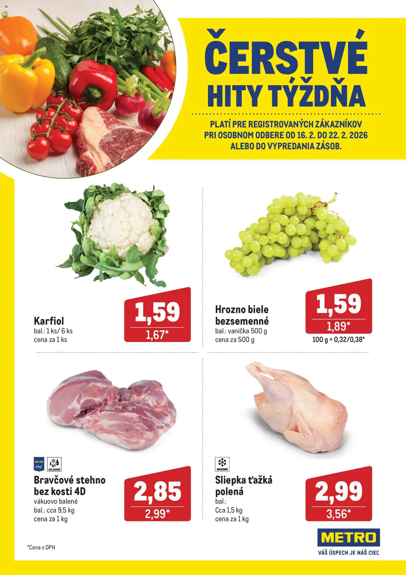 Nové Metro akcie – leták je platný od 16.02.2026 | Strana: 1