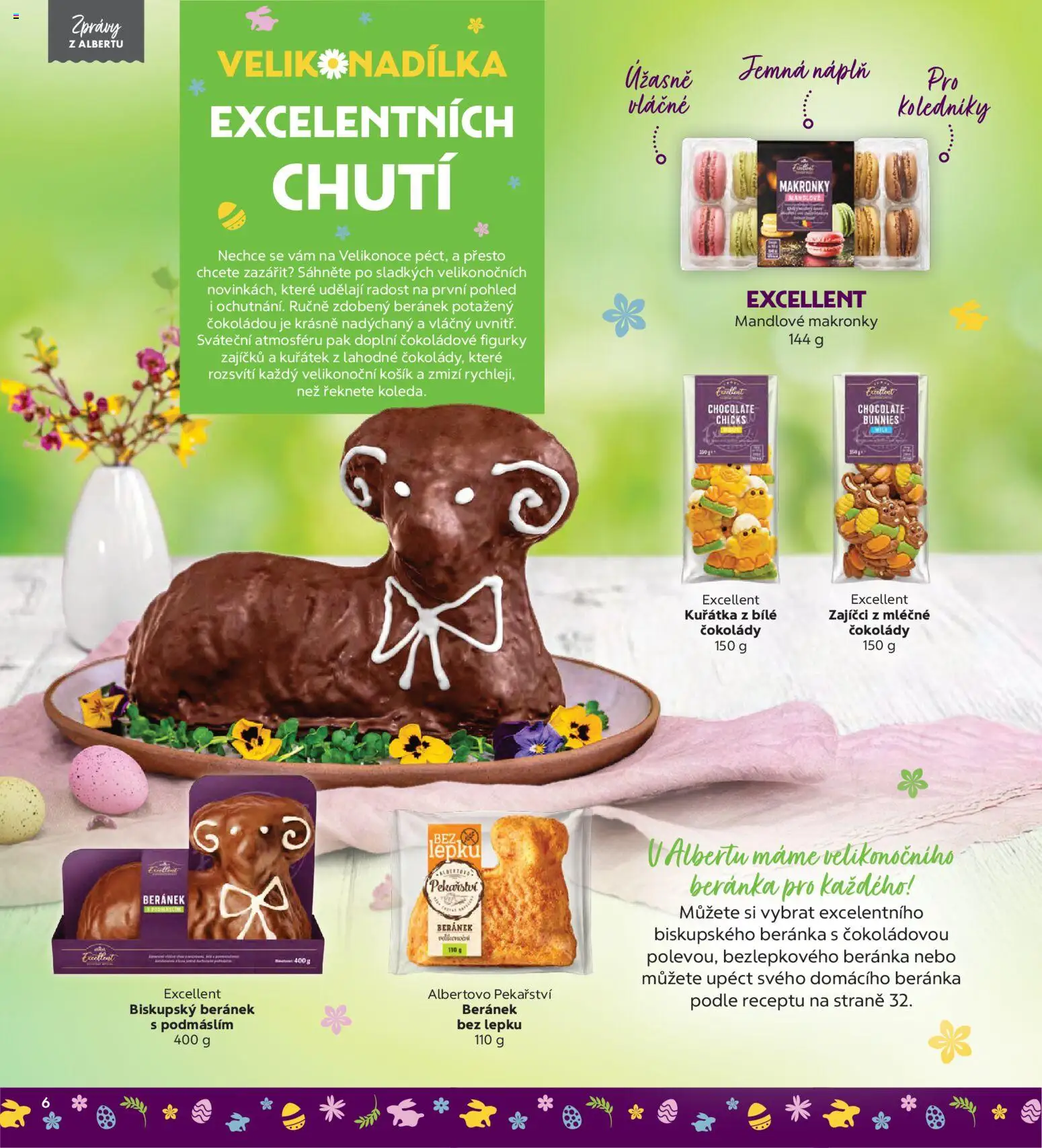 Albert magazín od 01.03.2026 | Strana: 6 | Produkty: Košík, Makronky, Figurky