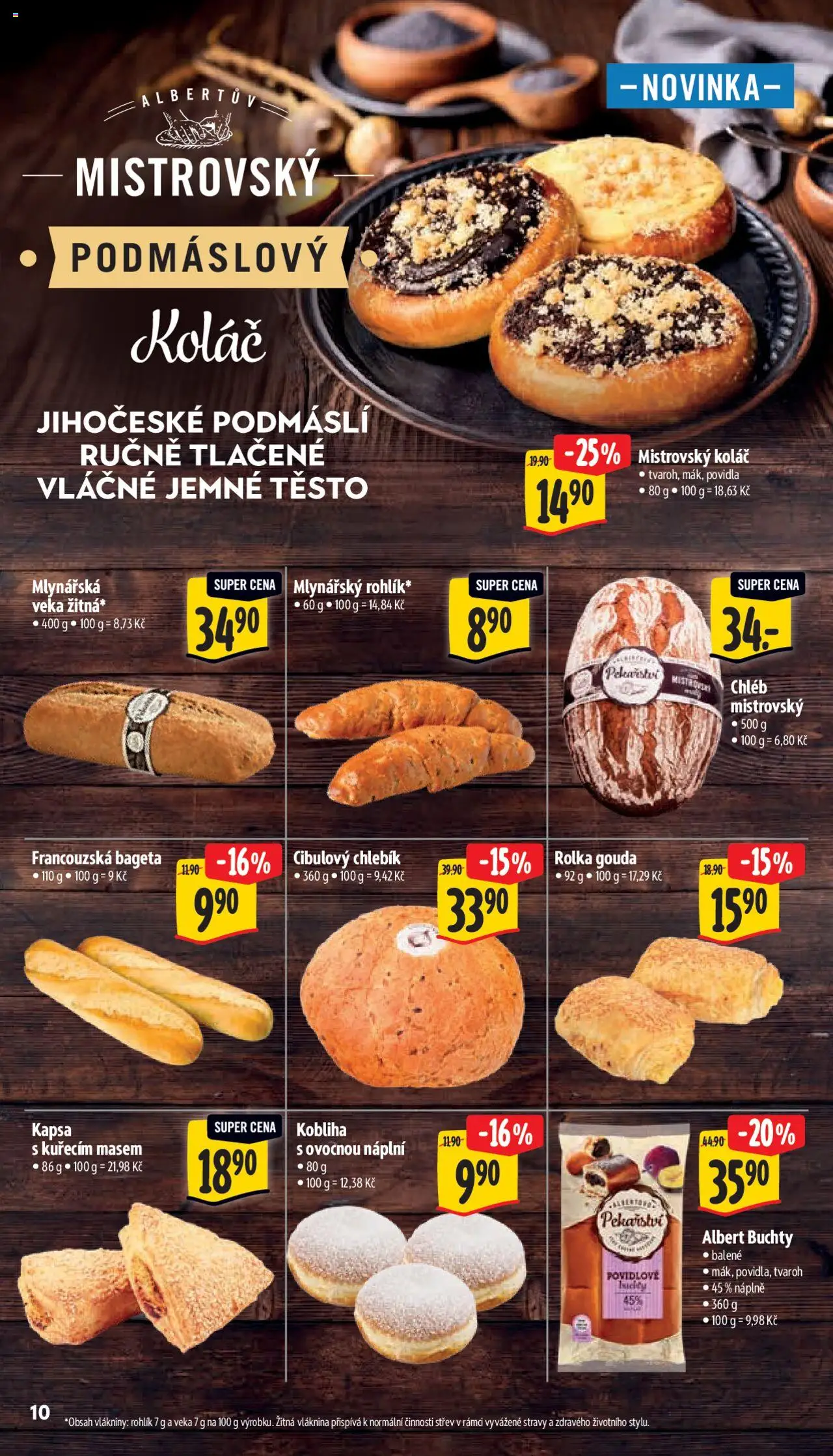Albert leták - Supermarket od 28.05.2025 | Strana: 17 | Produkty: Donut, Gouda, Chléb, Těsto