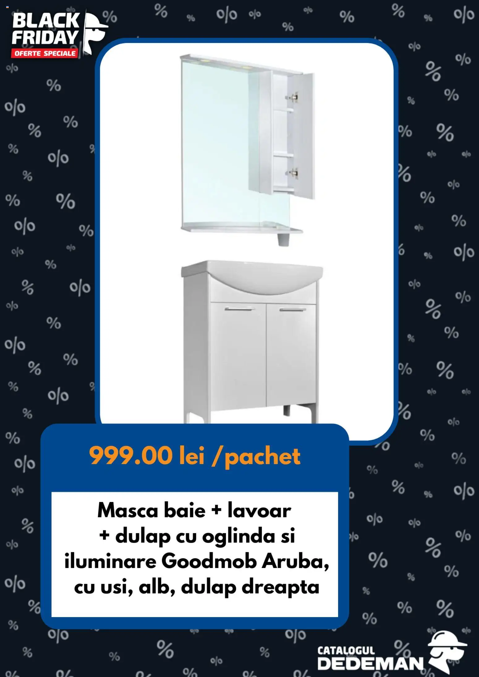 Noul catalog Dedeman – valabil de la 07.11.2025 | Pagină: 6 | Produse: Lavoar, Oglindă