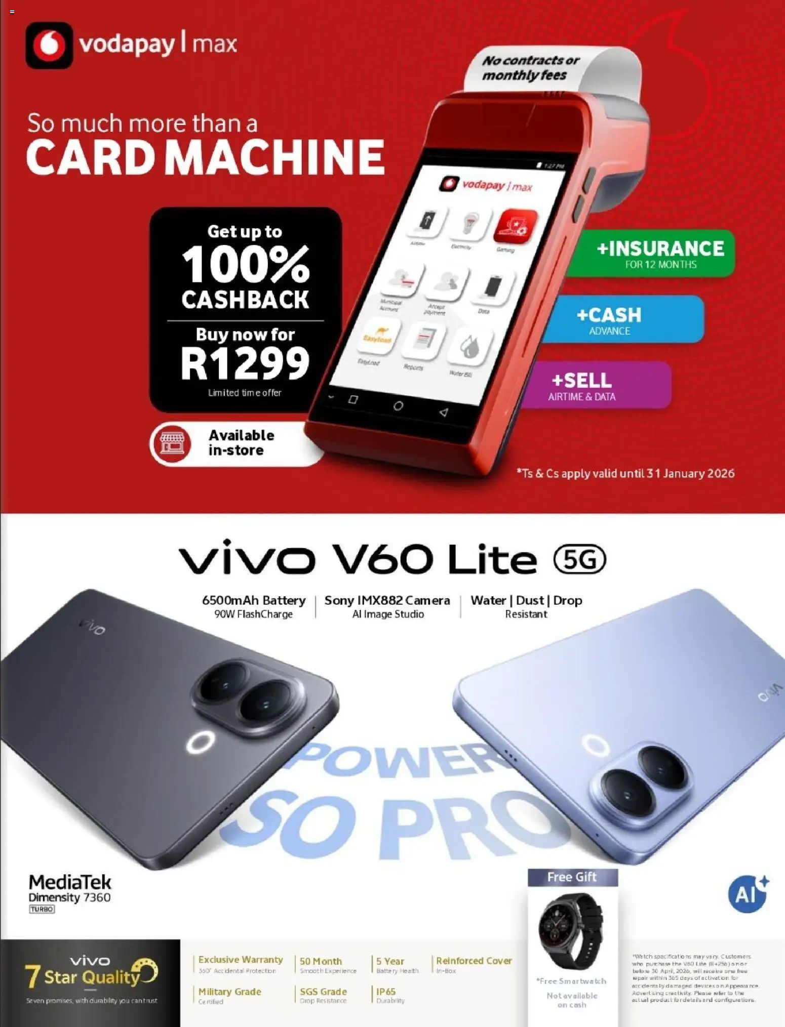 New Vodacom catalogue – valid from 07.11.2025 | Page: 19 | Products: Data, Watch, Camera, Smartwatch