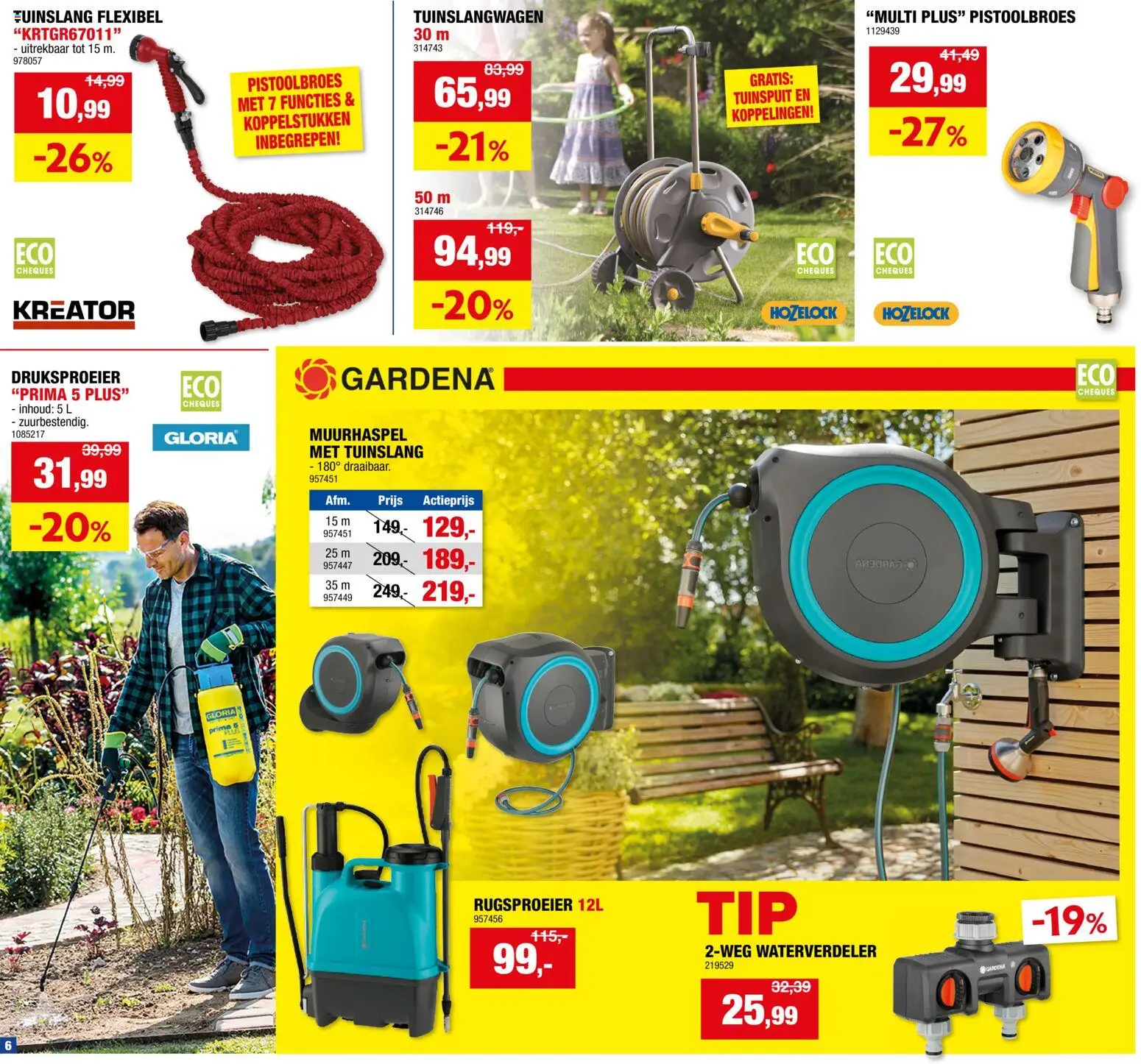 {H1} | Pagina: 6 | Producten: Tuinslang